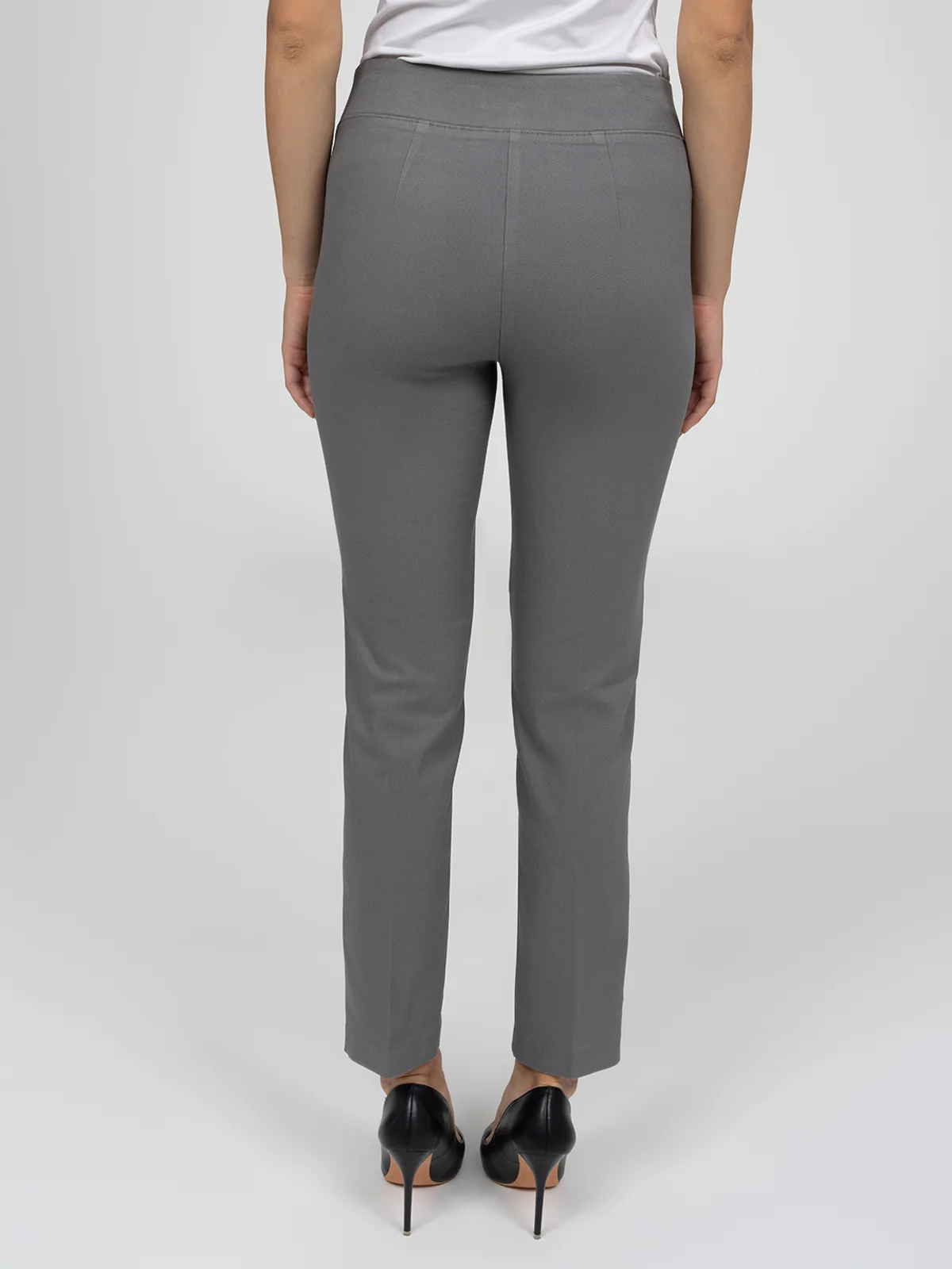 Pantalon habillé étroit semi-ajusté à enfiler - Petite - Image 16