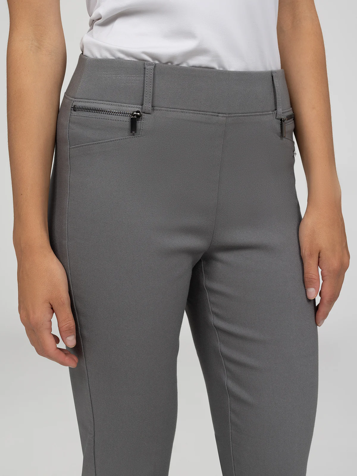 Pantalon habillé étroit semi-ajusté à enfiler - Petite - Image 17