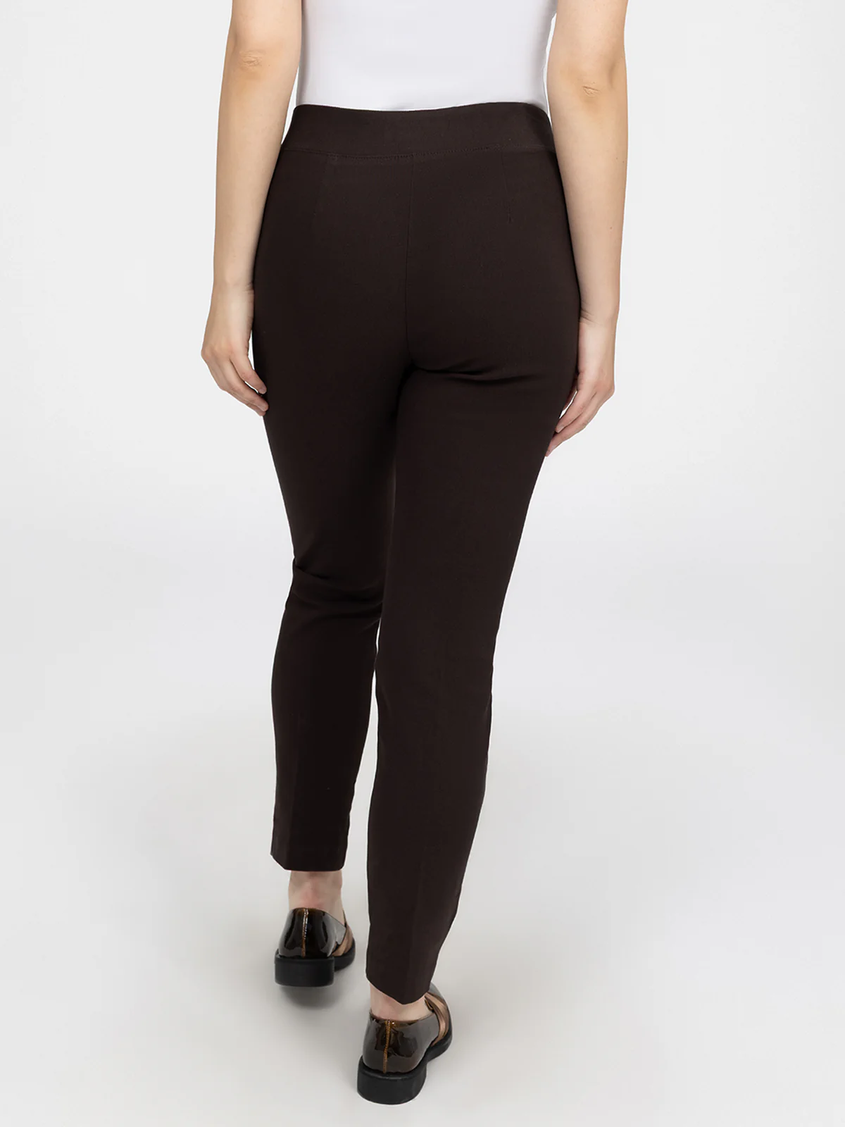 Pantalon habillé étroit semi-ajusté à enfiler - Petite - Image 3
