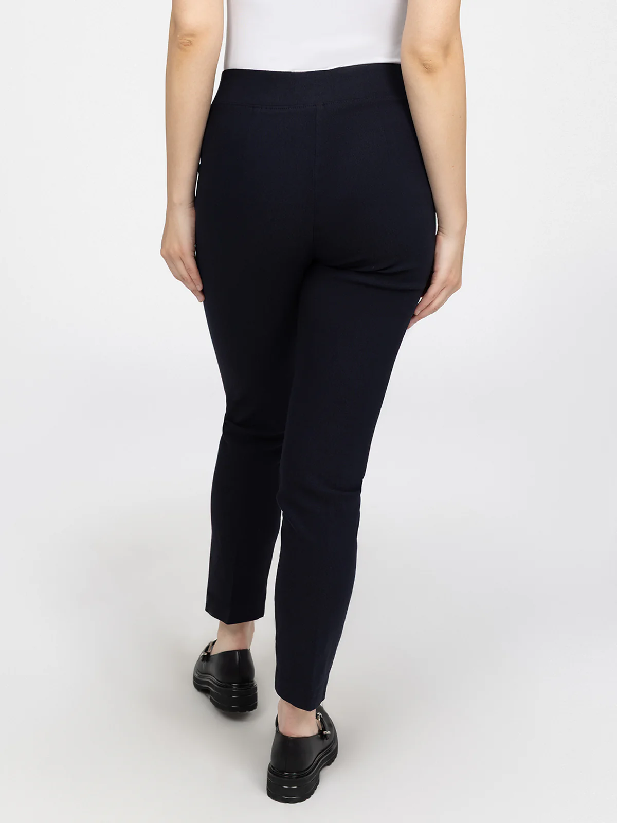 Pantalon habillé étroit semi-ajusté à enfiler - Petite - Image 8