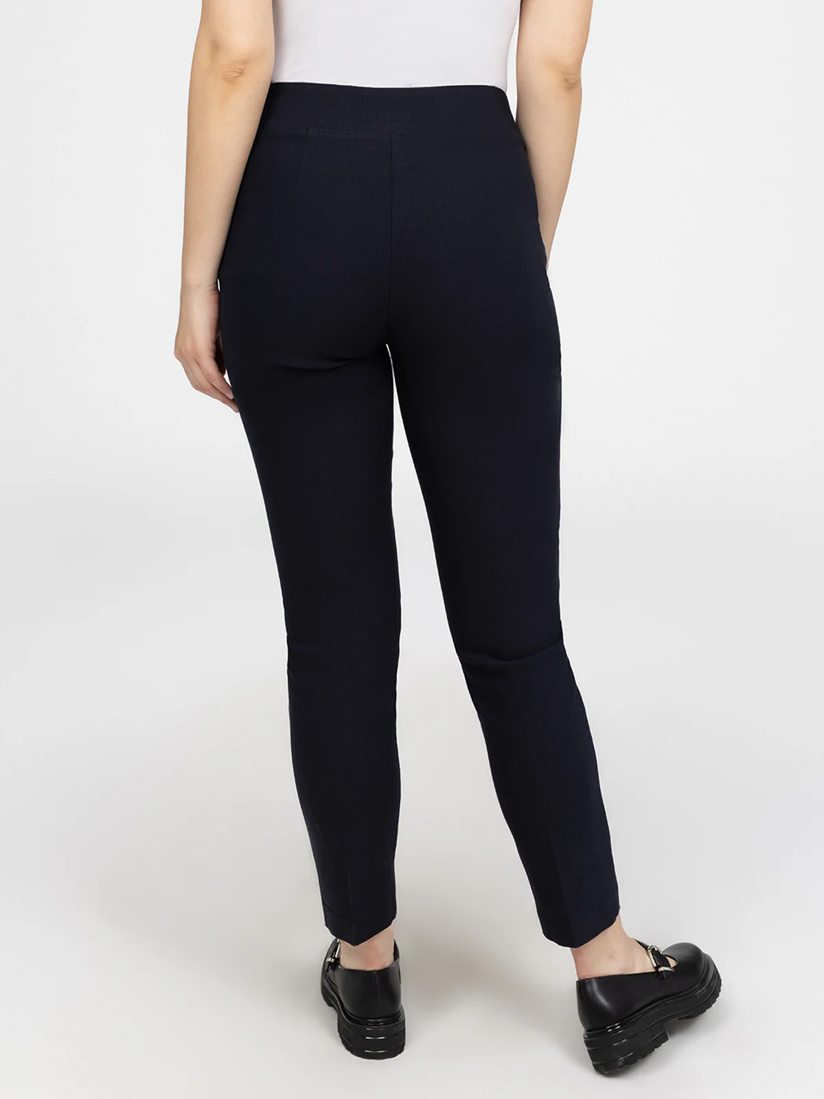 Pantalon habillé étroit semi-ajusté à enfiler - Petite - Image 9
