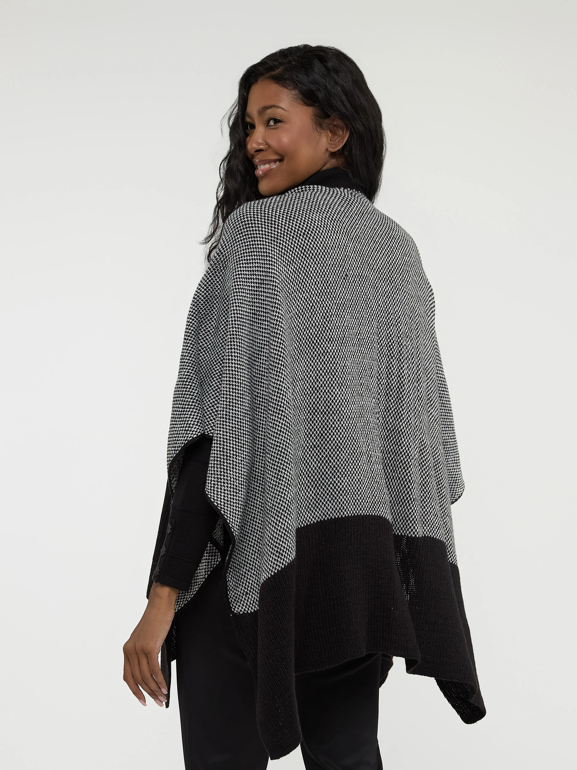 Poncho en tricot - Image 3