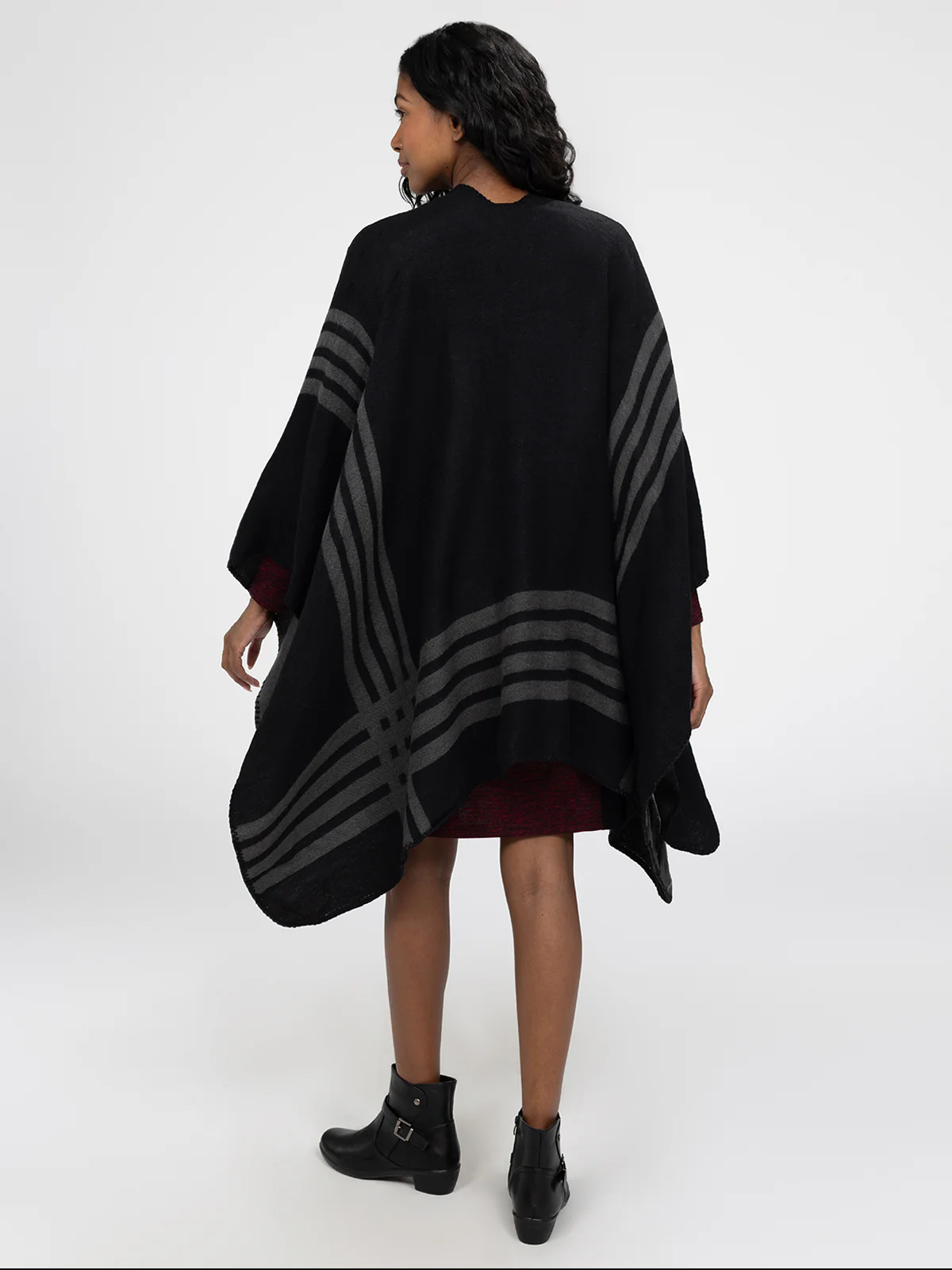 Poncho en tricot - Image 2