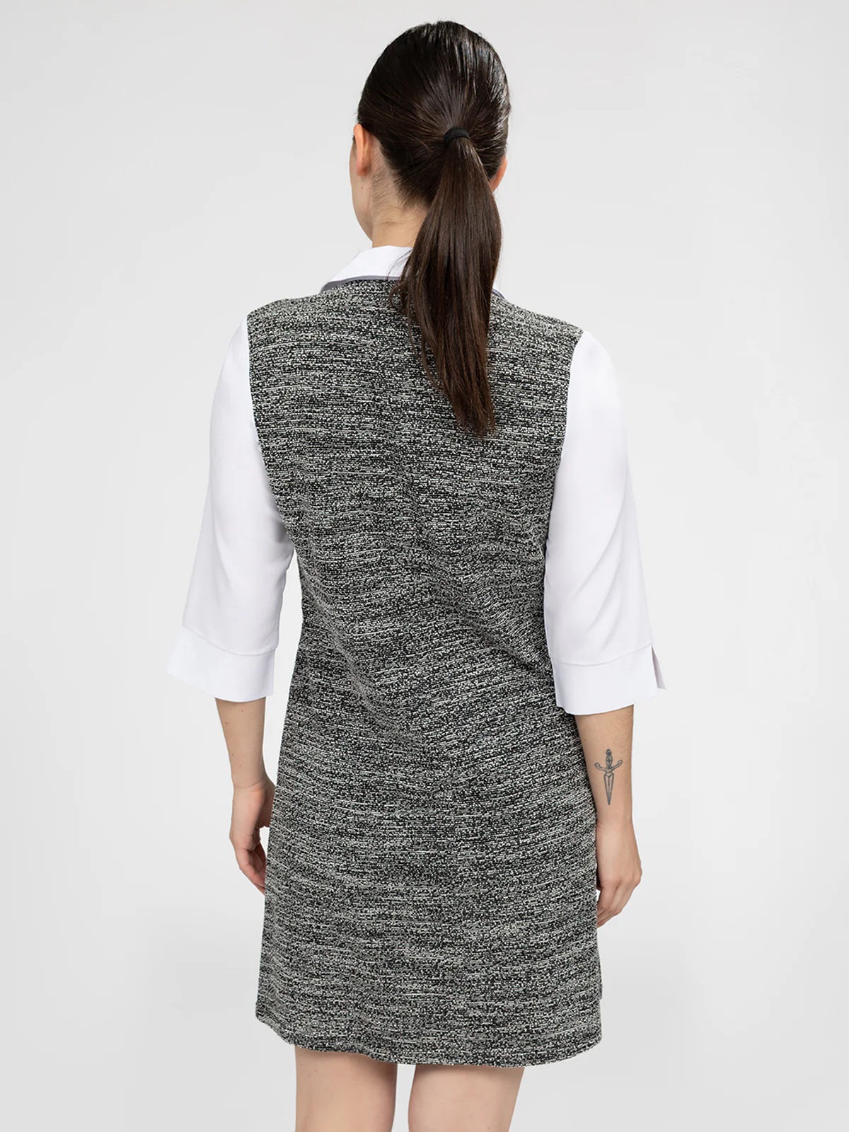 Robe droite semi-ajustée en tricot - Image 3