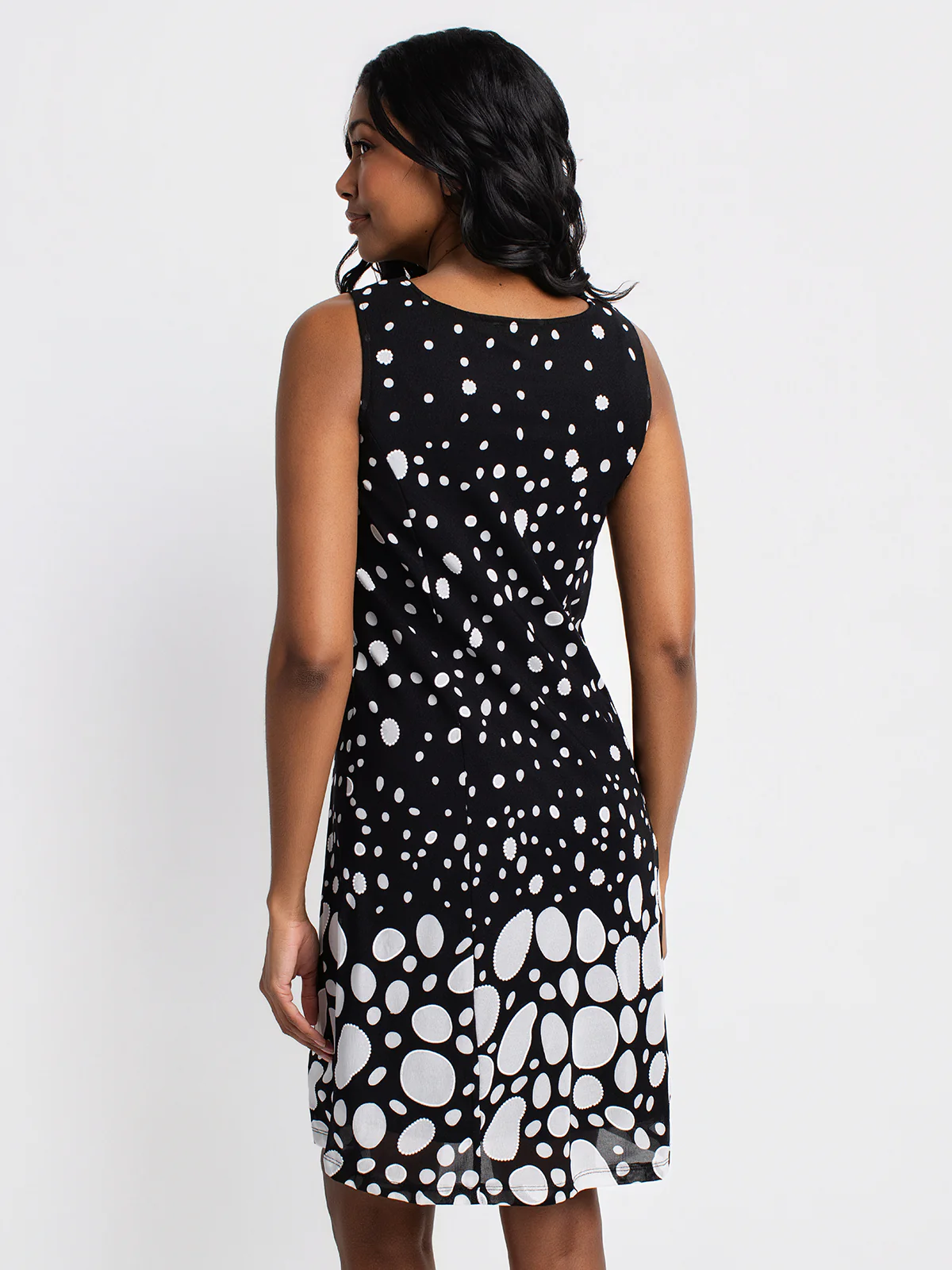 Robe midi évasée en tricot - Image 4