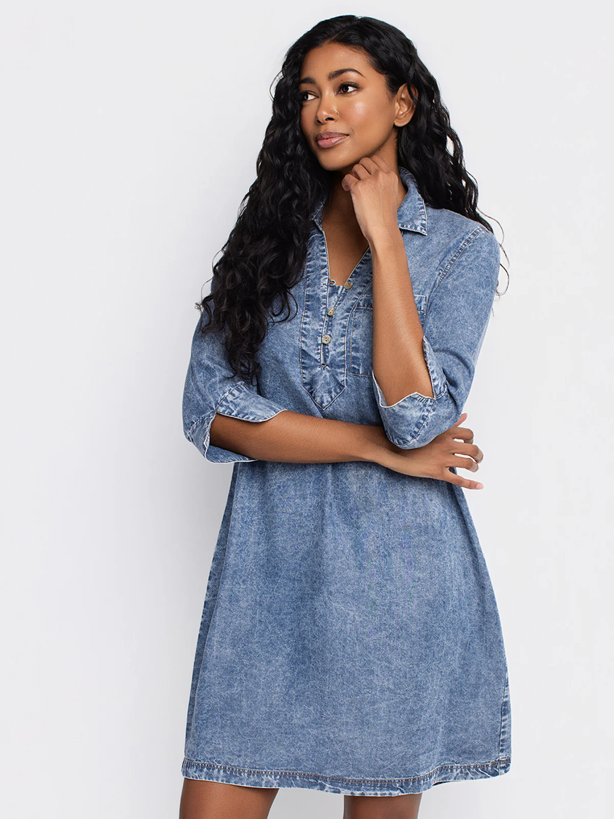 Robe midi évasée - Image 6