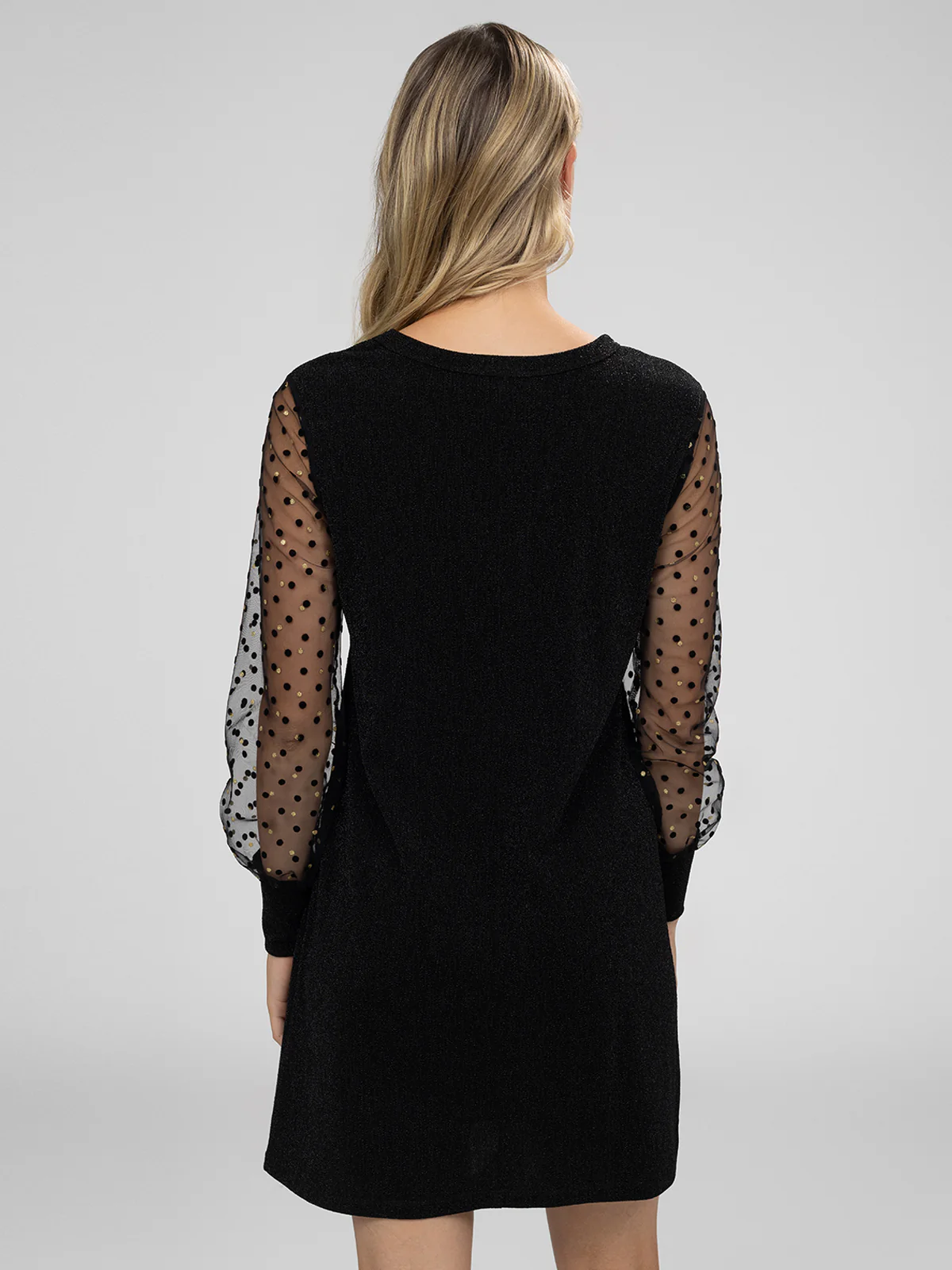 Robe midi ligne A en tricot - Image 3