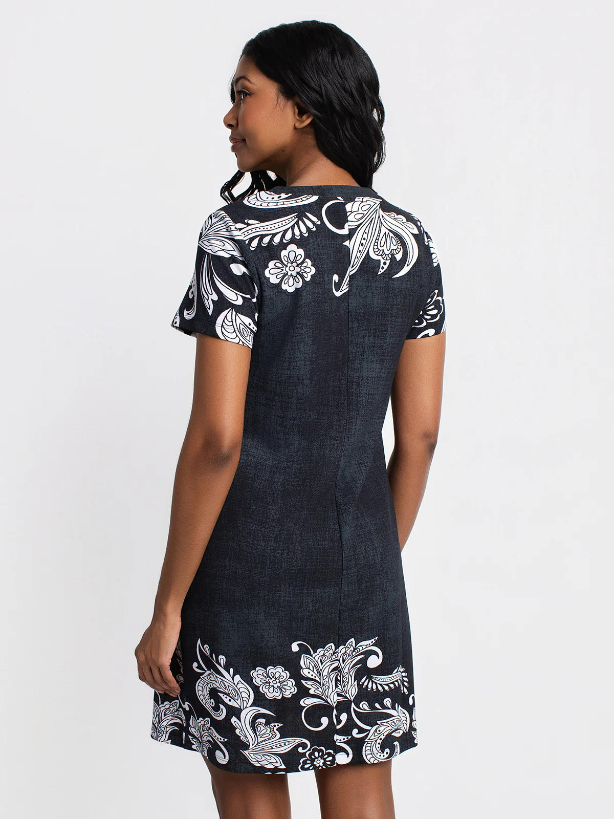 Robe midi ligne A en tricot - Image 7