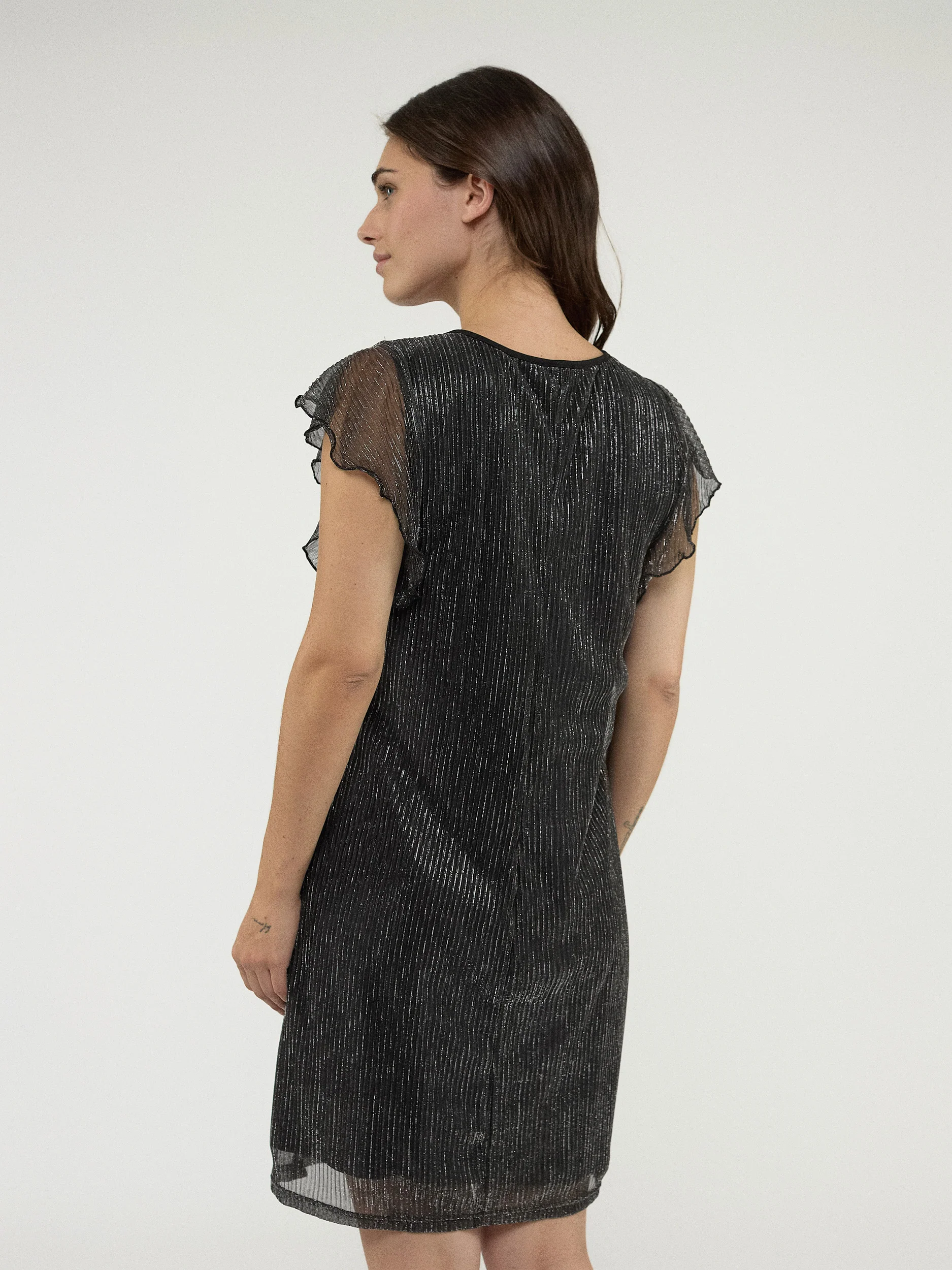 Robe midi ligne A en tricot - Image 5