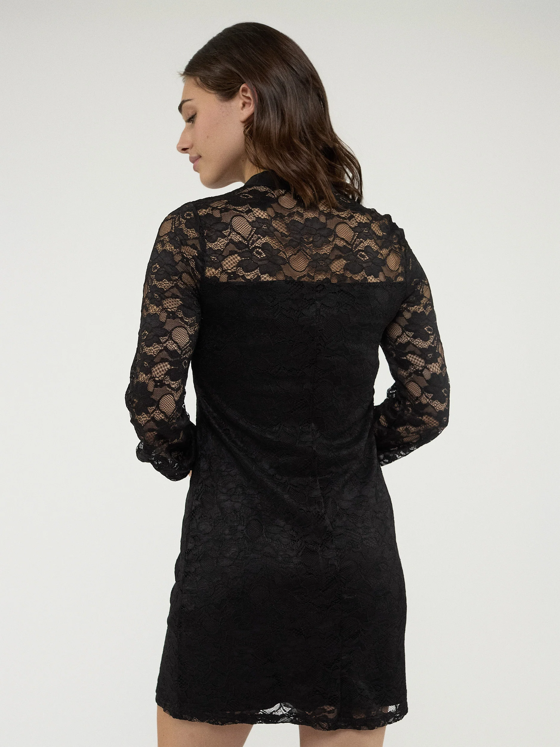 Robe midi ligne A en tricot - Image 4