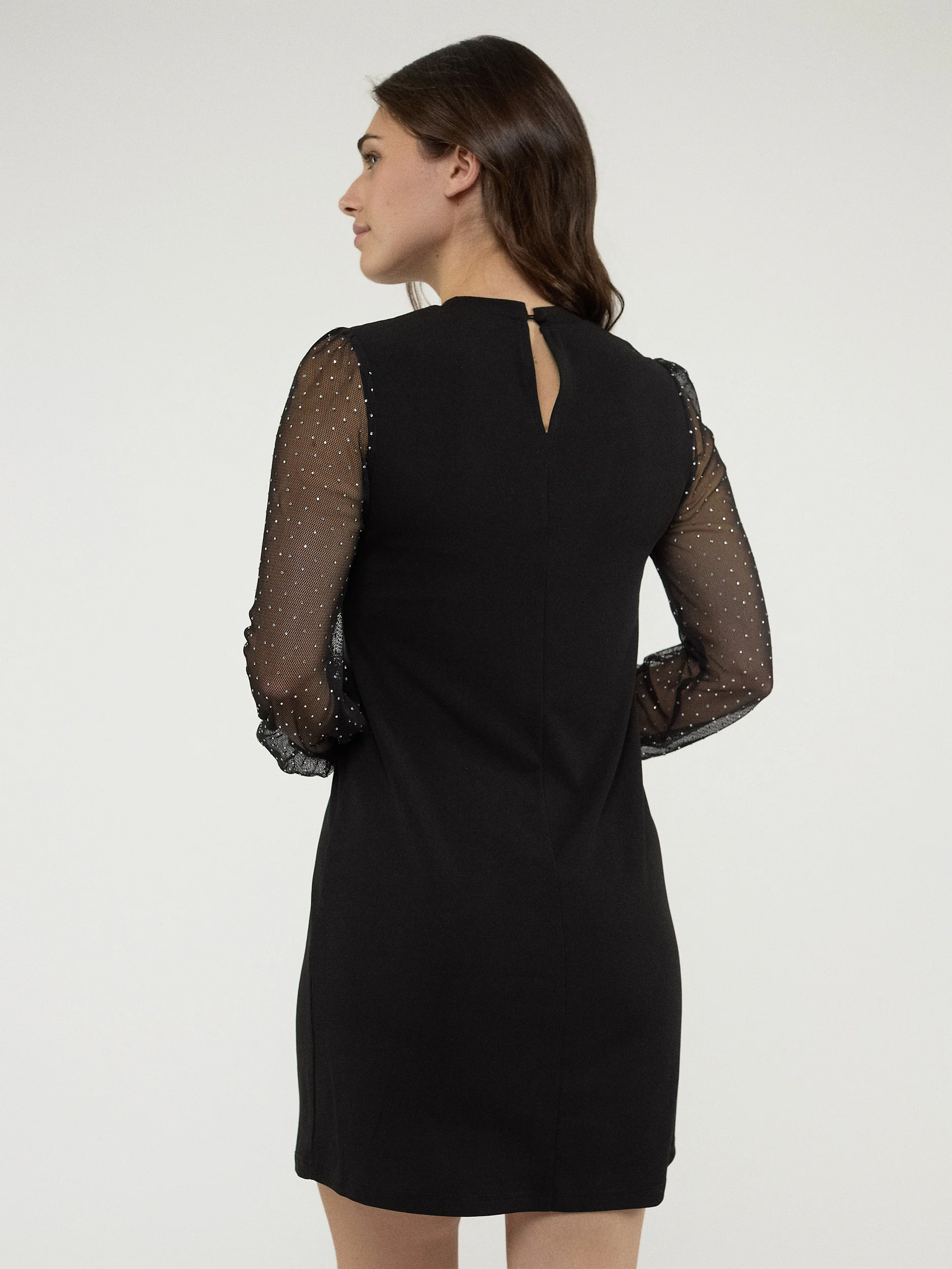 Robe midi ligne A en tricot - Image 4