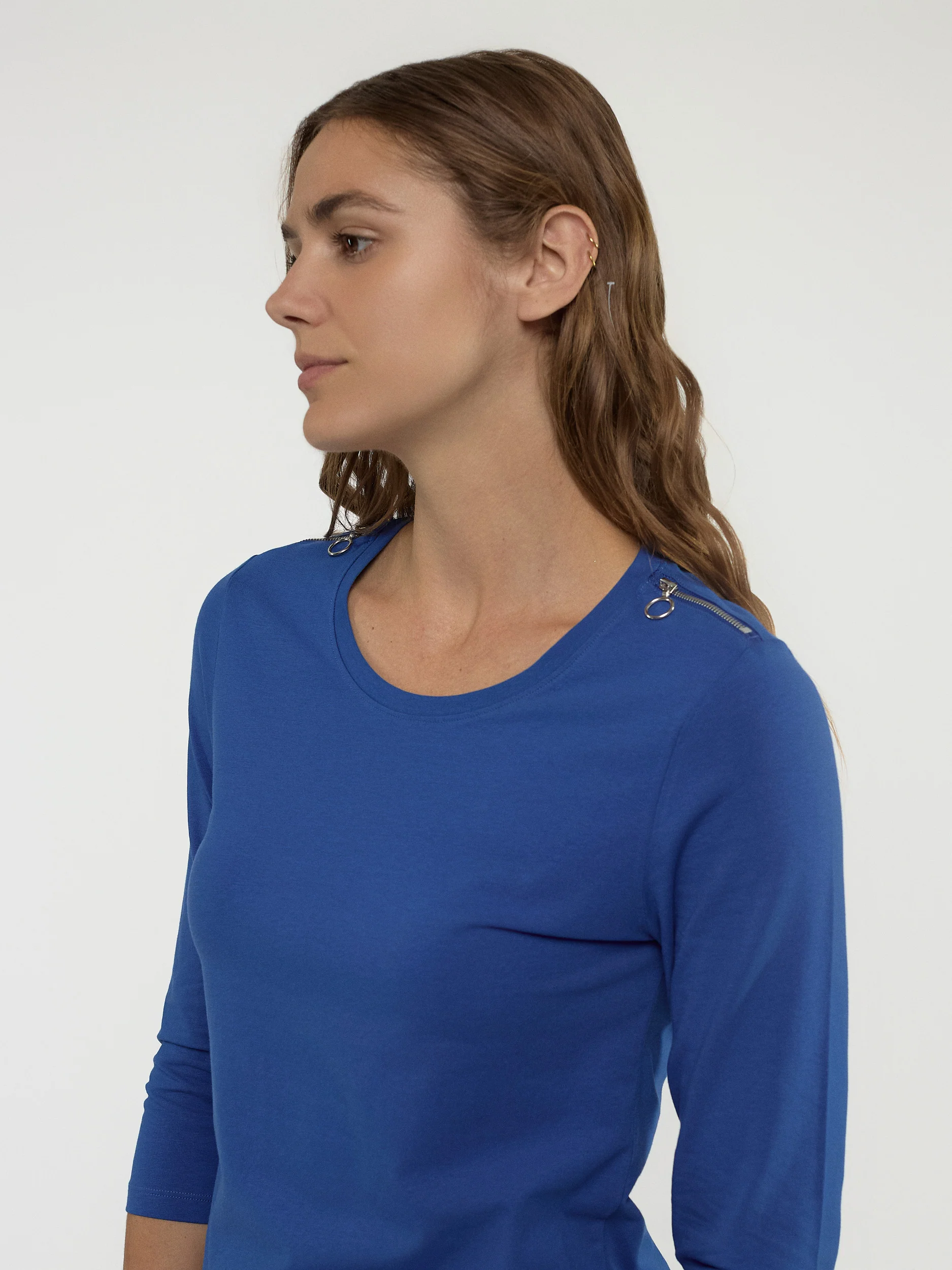 T-shirt semi-ajusté à manches 3/4 - Image 6