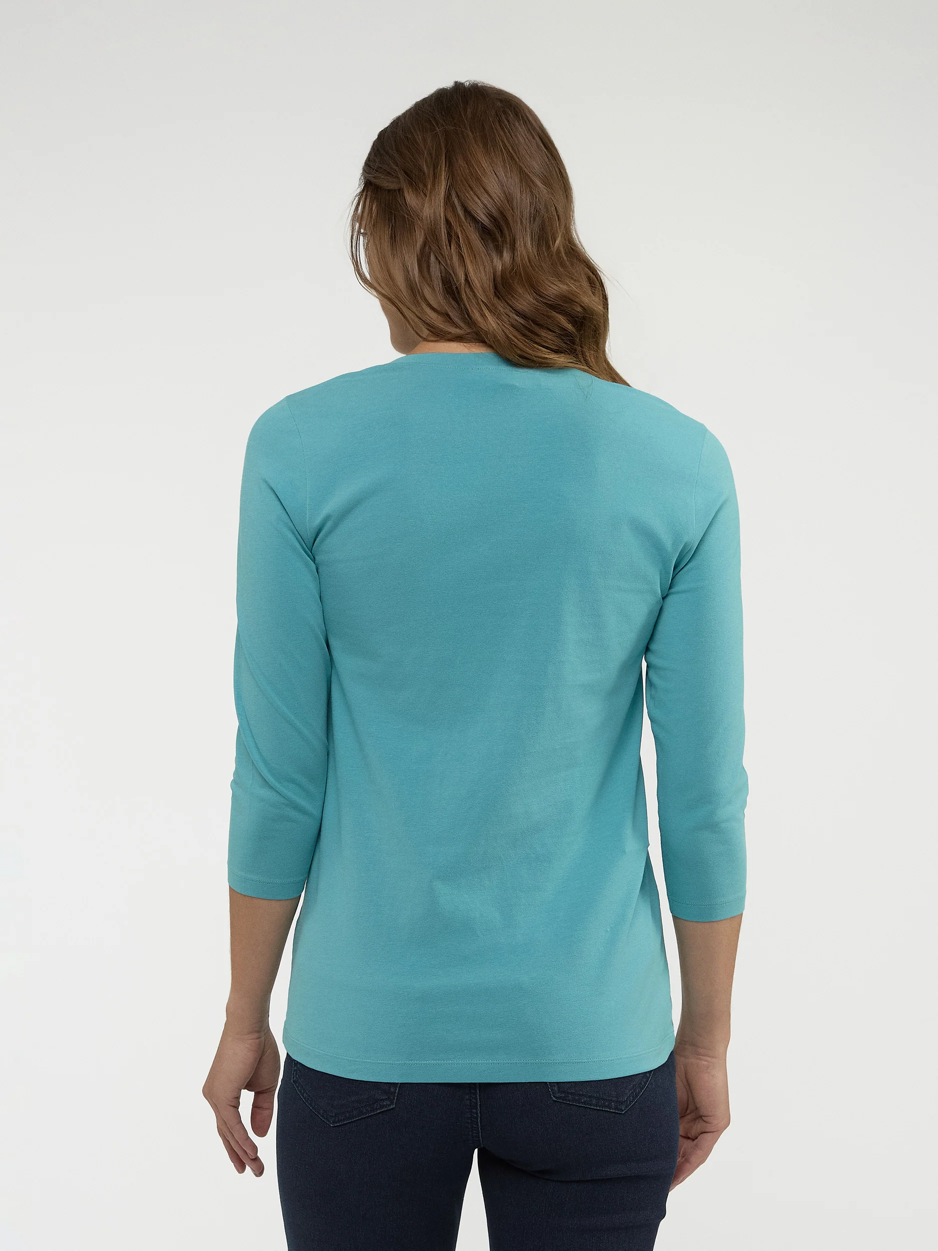 T-shirt semi-ajusté à manches 3/4 - Image 11