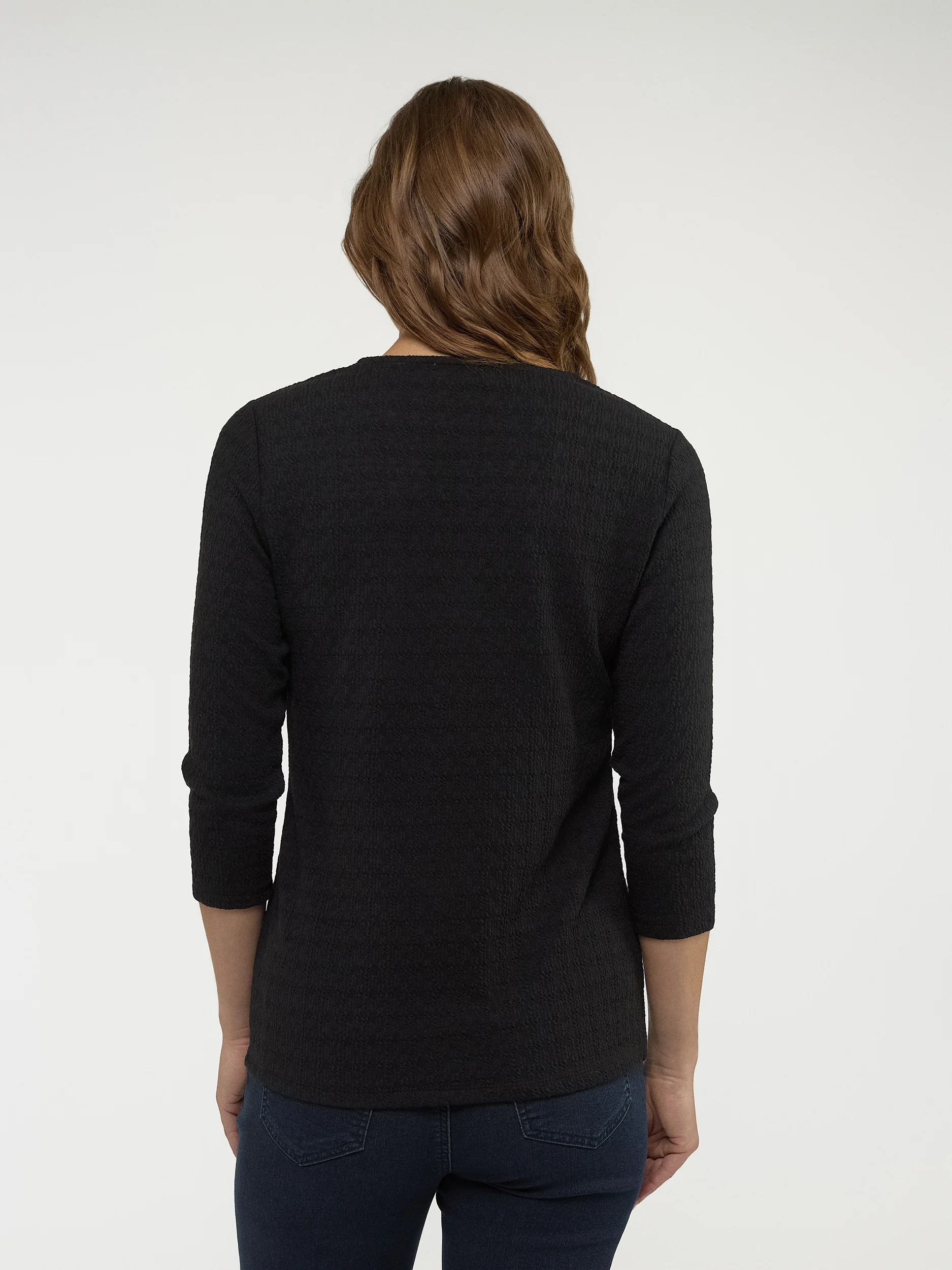 T-shirt semi-ajusté à manches 3/4 - Image 11