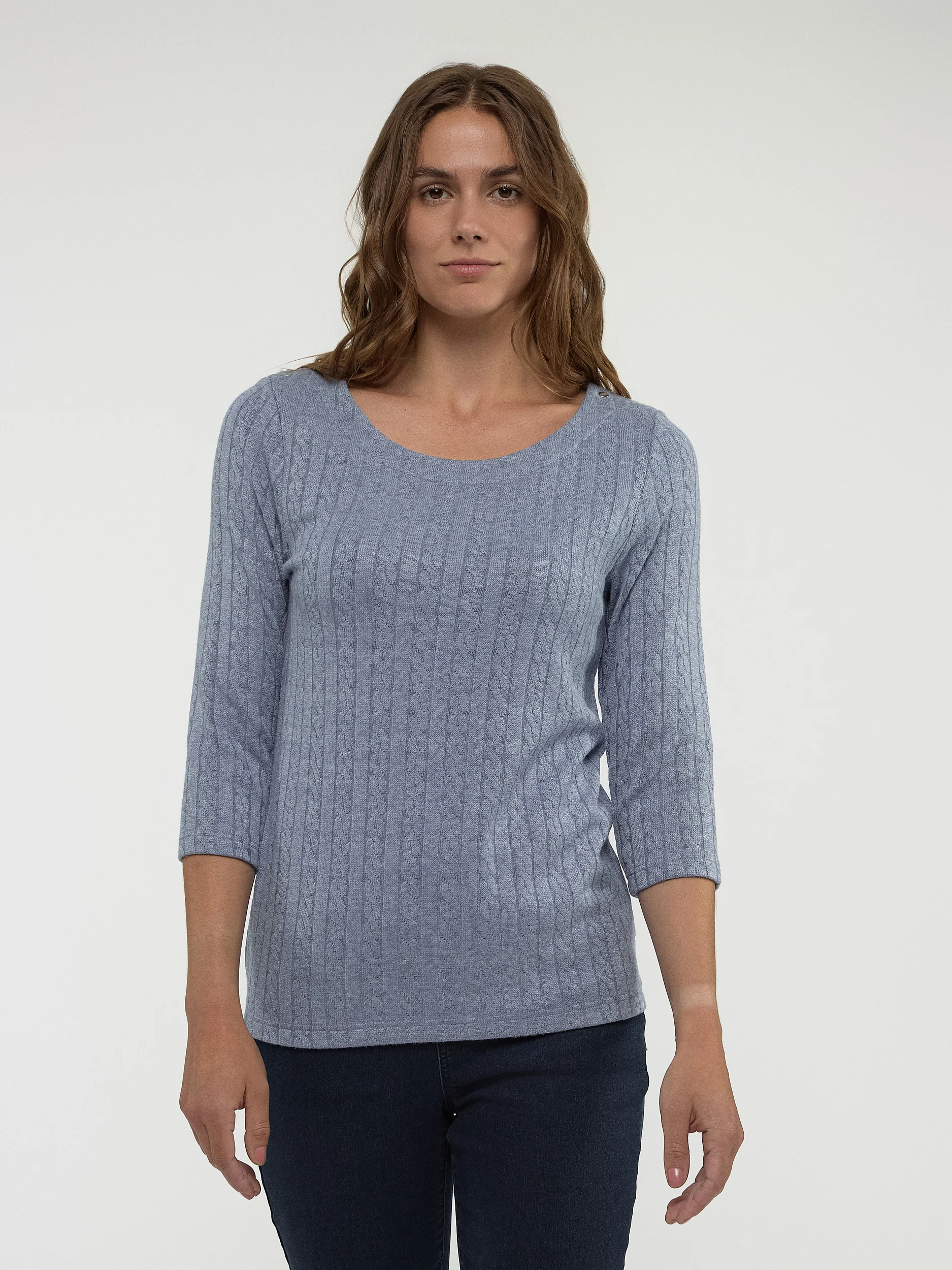 T-shirt semi-ajusté à manches 3/4 - Image 9