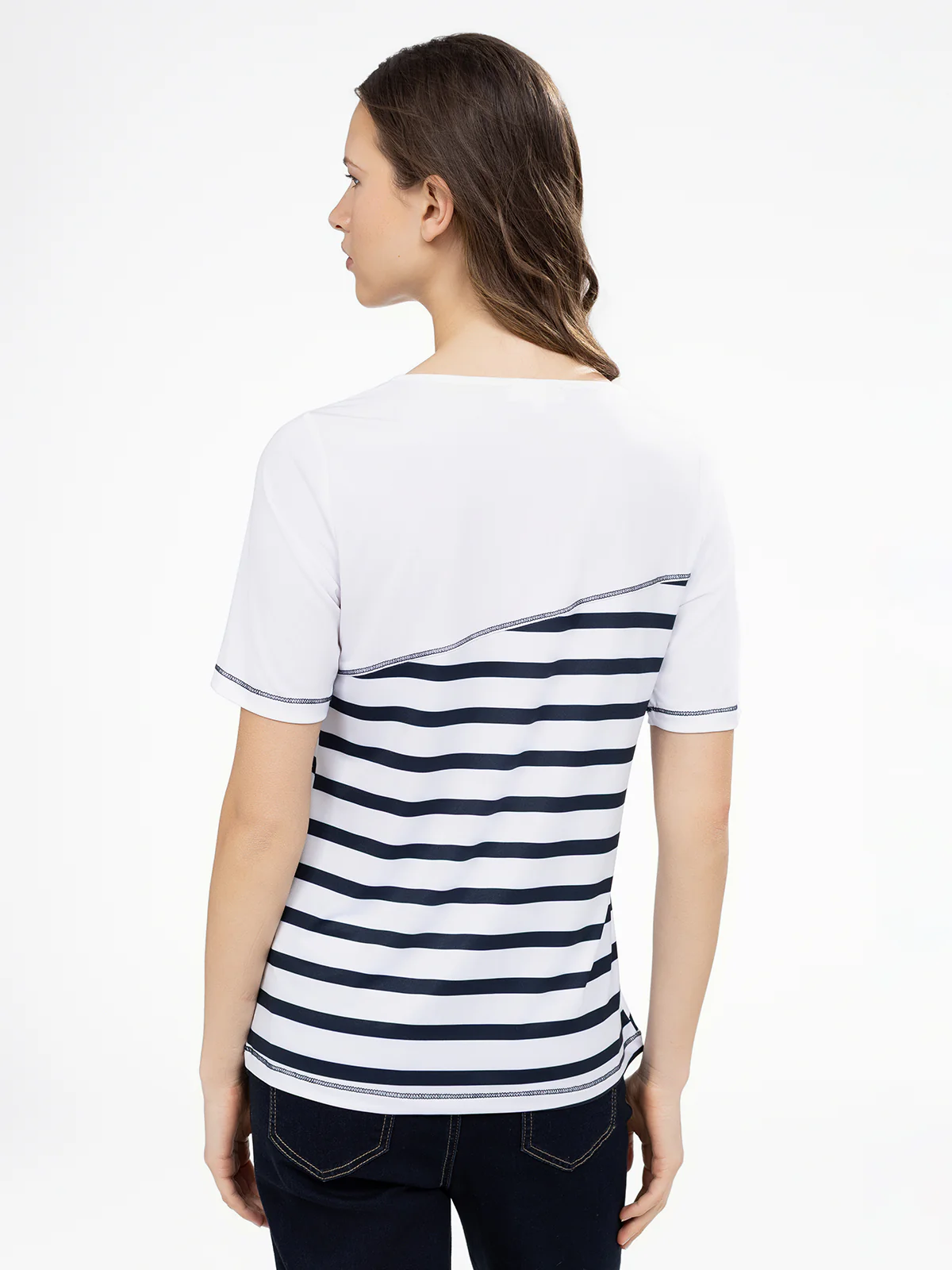 T-shirt semi-ajusté à manches 3/4 - Image 7