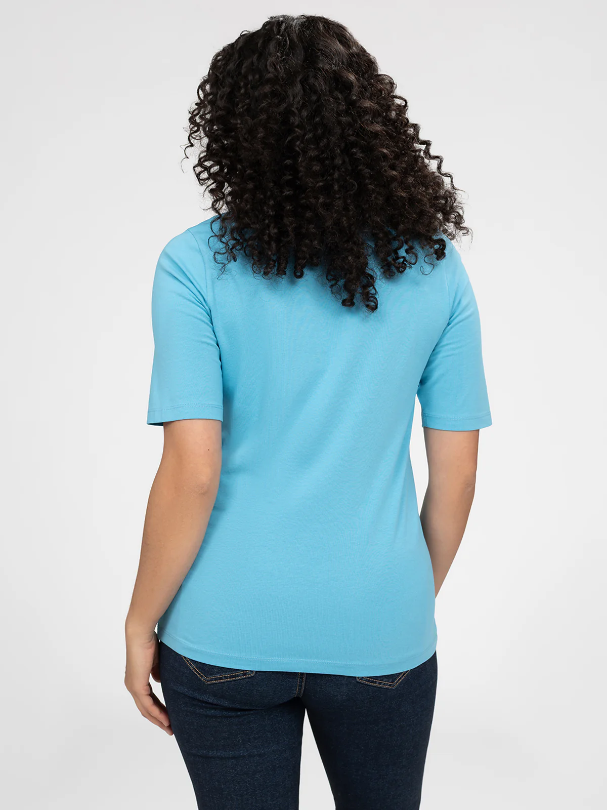 T-shirt semi-ajusté à manches 3/4 - Image 14