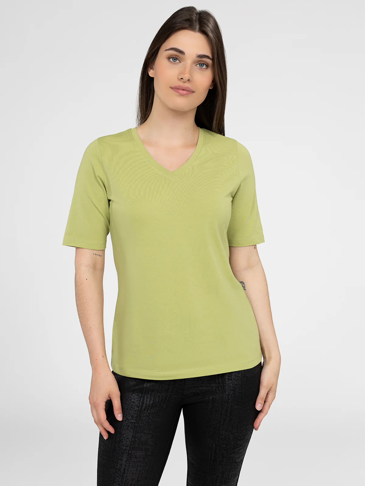T-shirt semi-ajusté à manches 3/4 - Image 9