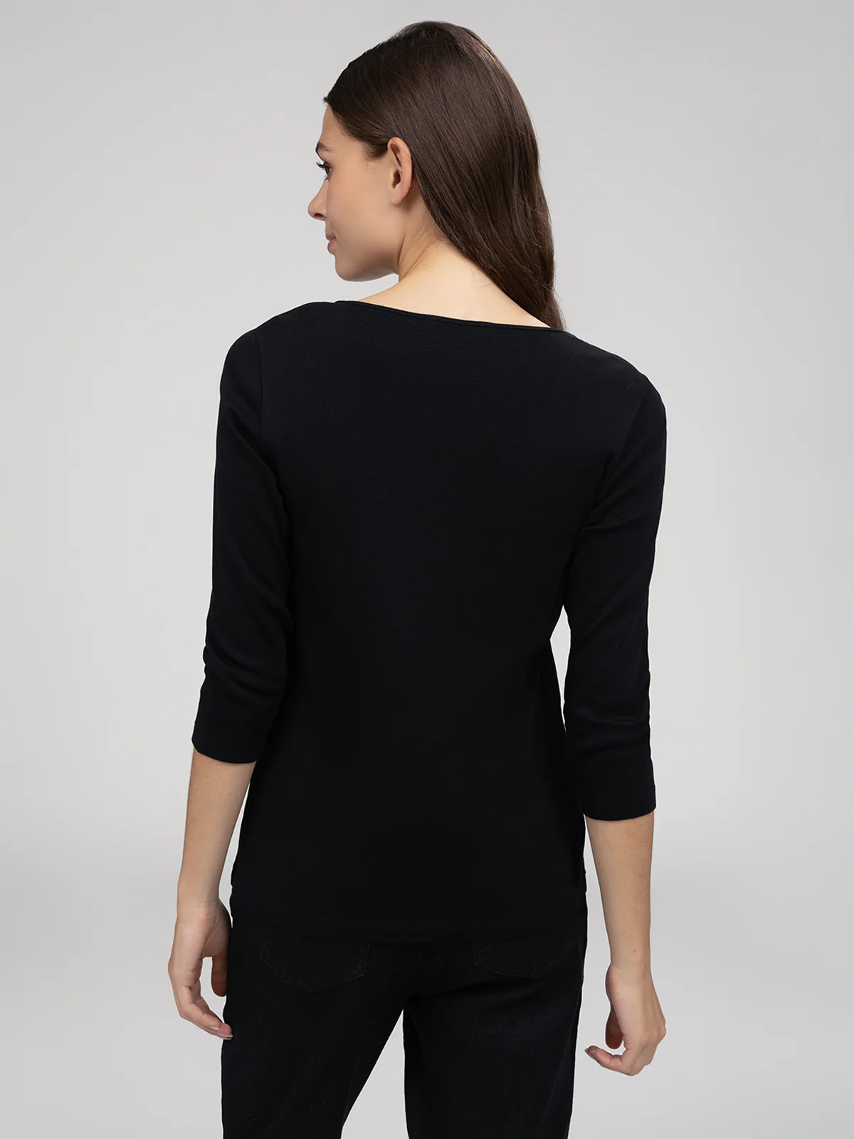 T-shirt semi-ajusté à manches 3/4 - Image 12