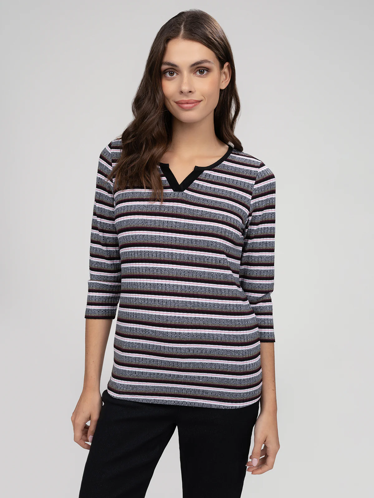 T-shirt semi-ajusté à manches 3/4 - Image 9
