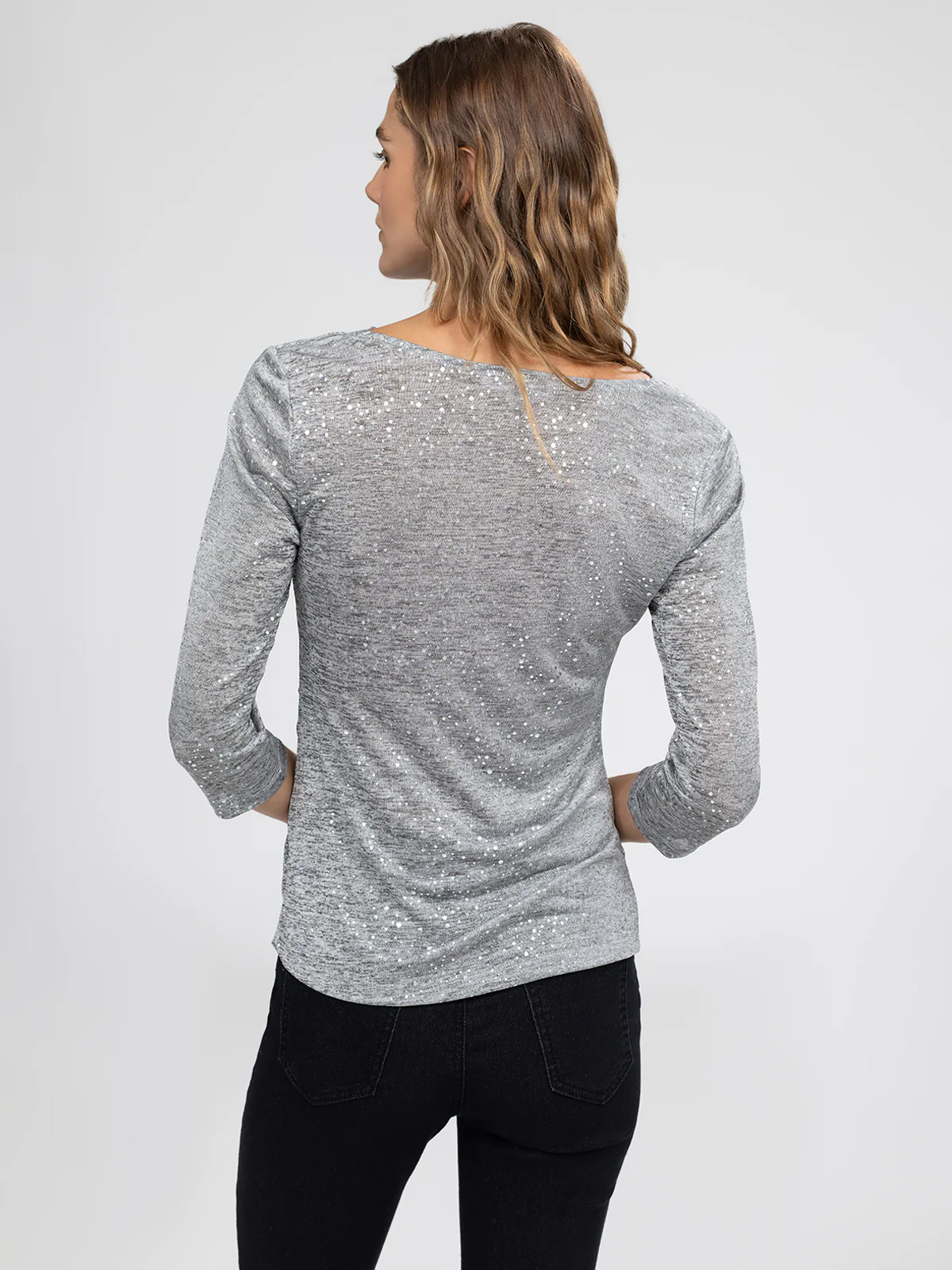T-shirt semi-ajusté à manches 3/4 - Image 10
