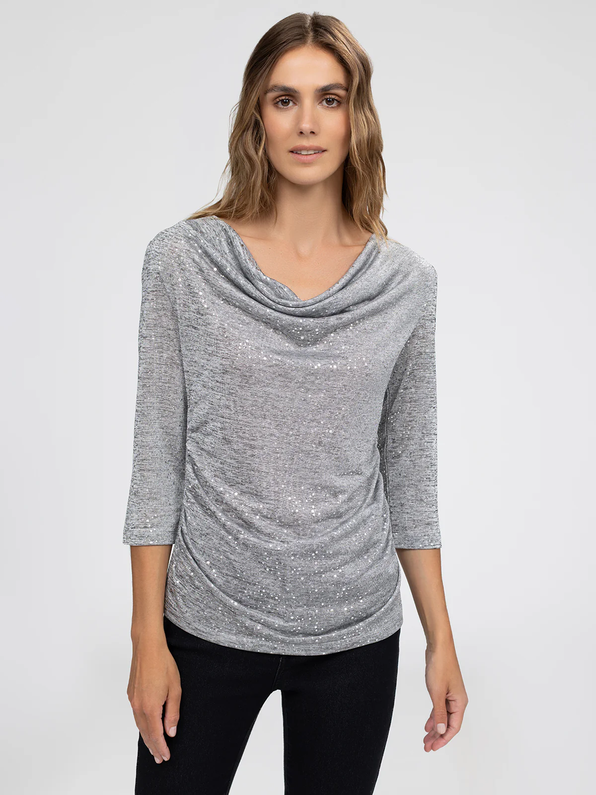 T-shirt semi-ajusté à manches 3/4 - Image 9