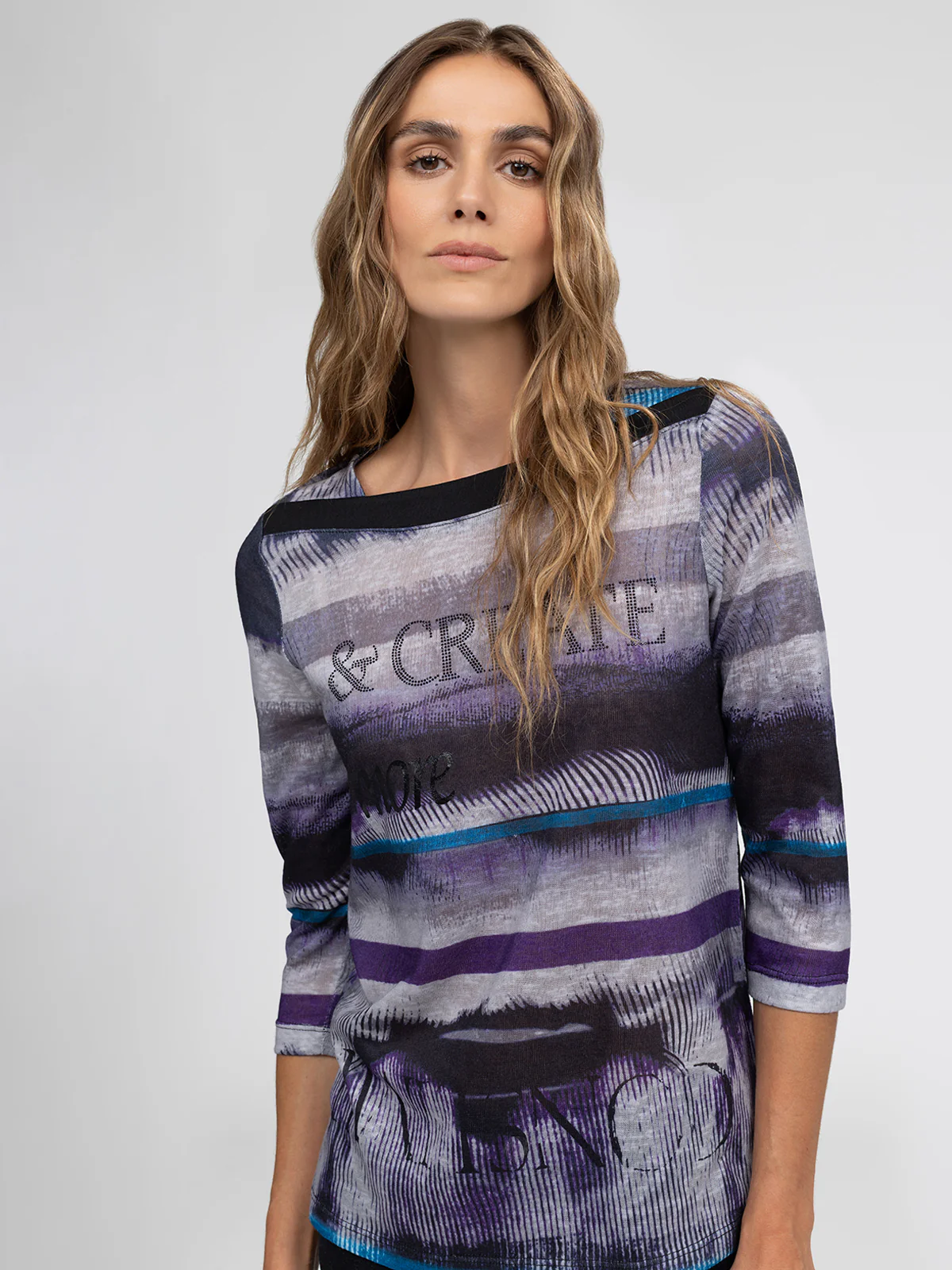 T-shirt semi-ajusté à manches 3/4 - Image 6