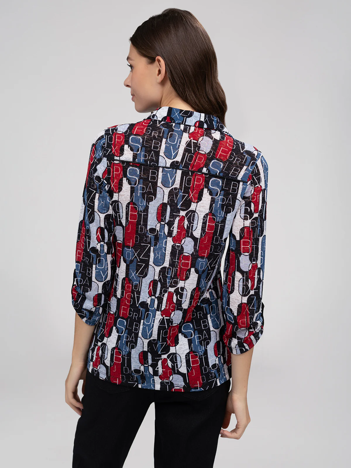 T-shirt semi-ajusté à manches 3/4 - Image 7
