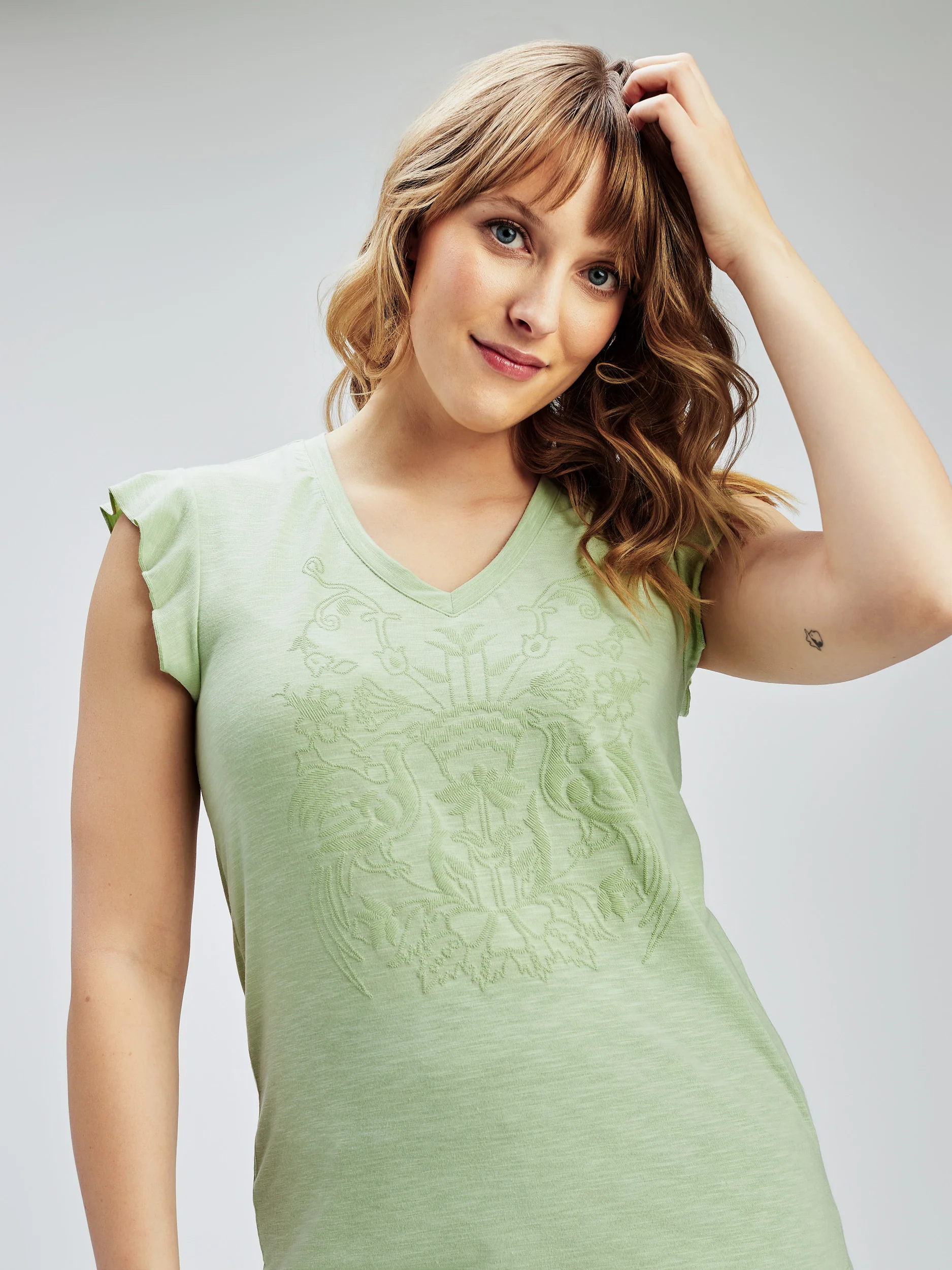 T-shirt semi-ajusté à manches courtes - Image 10