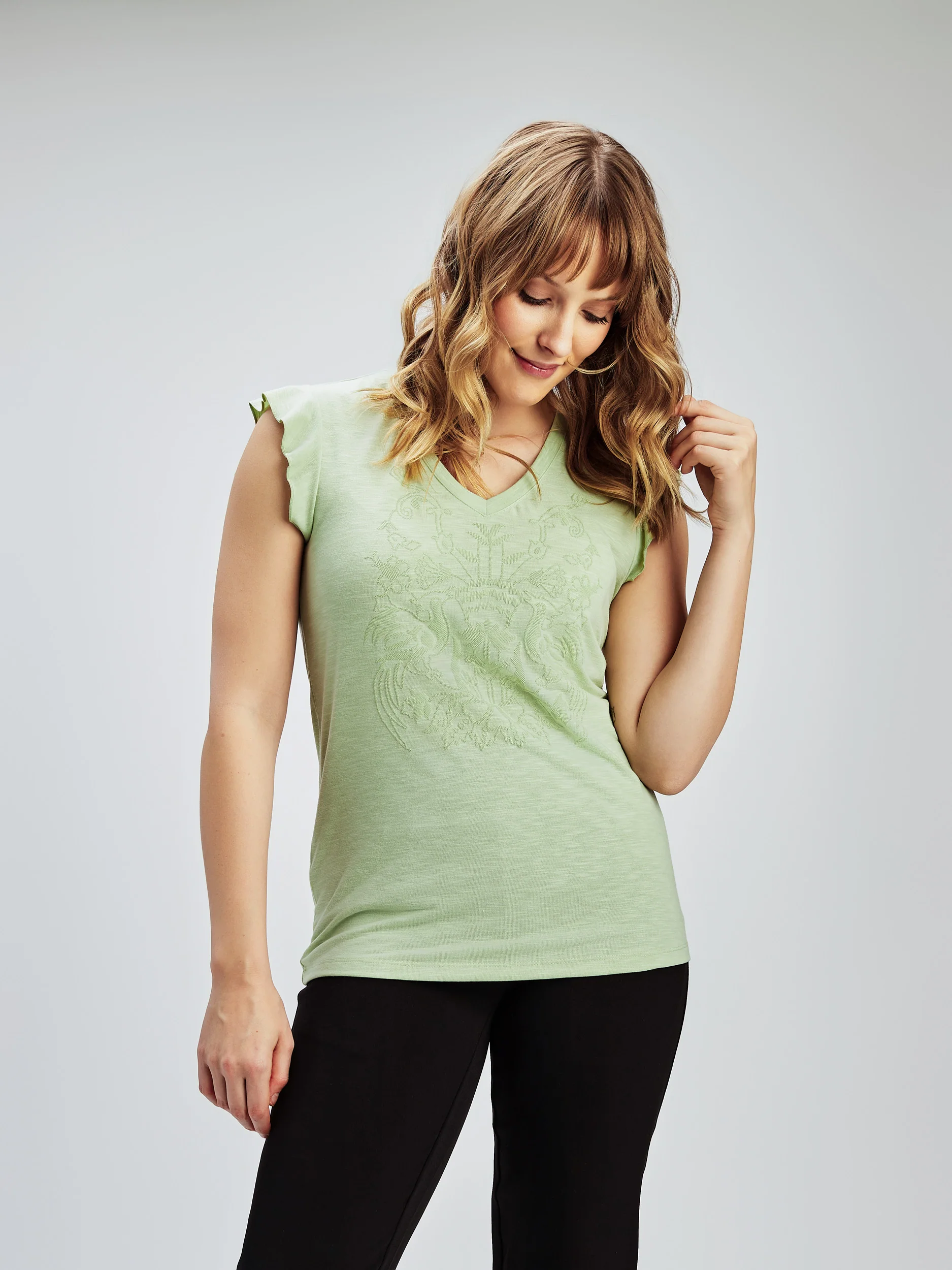 T-shirt semi-ajusté à manches courtes - Image 9