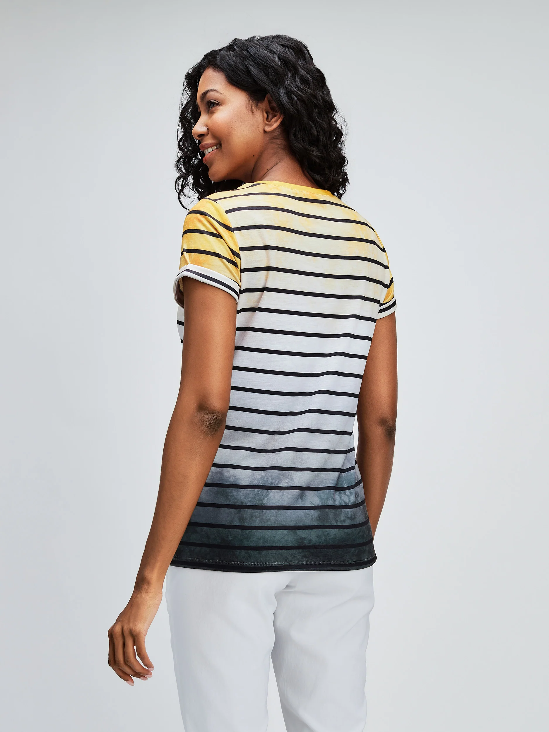 T-shirt semi-ajusté à manches courtes - Image 11