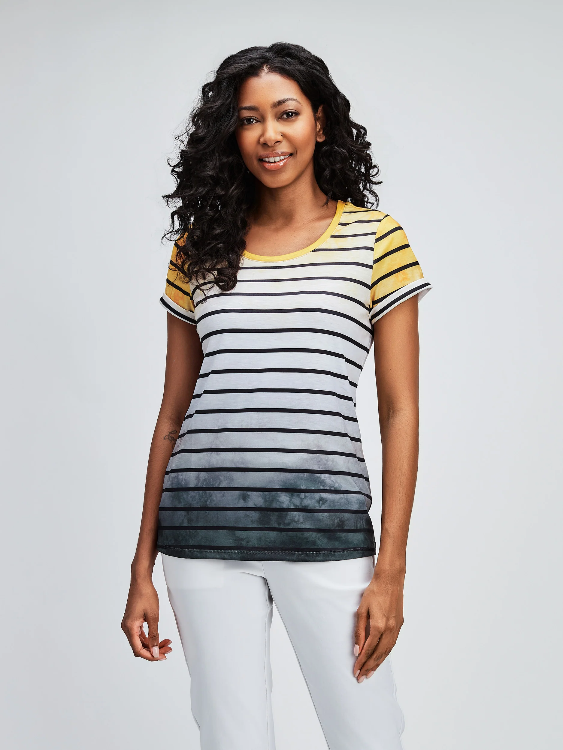 T-shirt semi-ajusté à manches courtes - Image 9