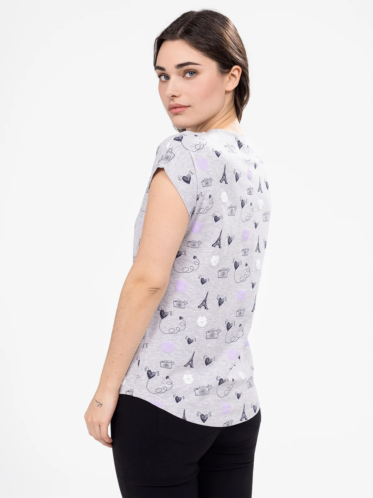 T-shirt semi-ajusté à manches courtes - Image 3