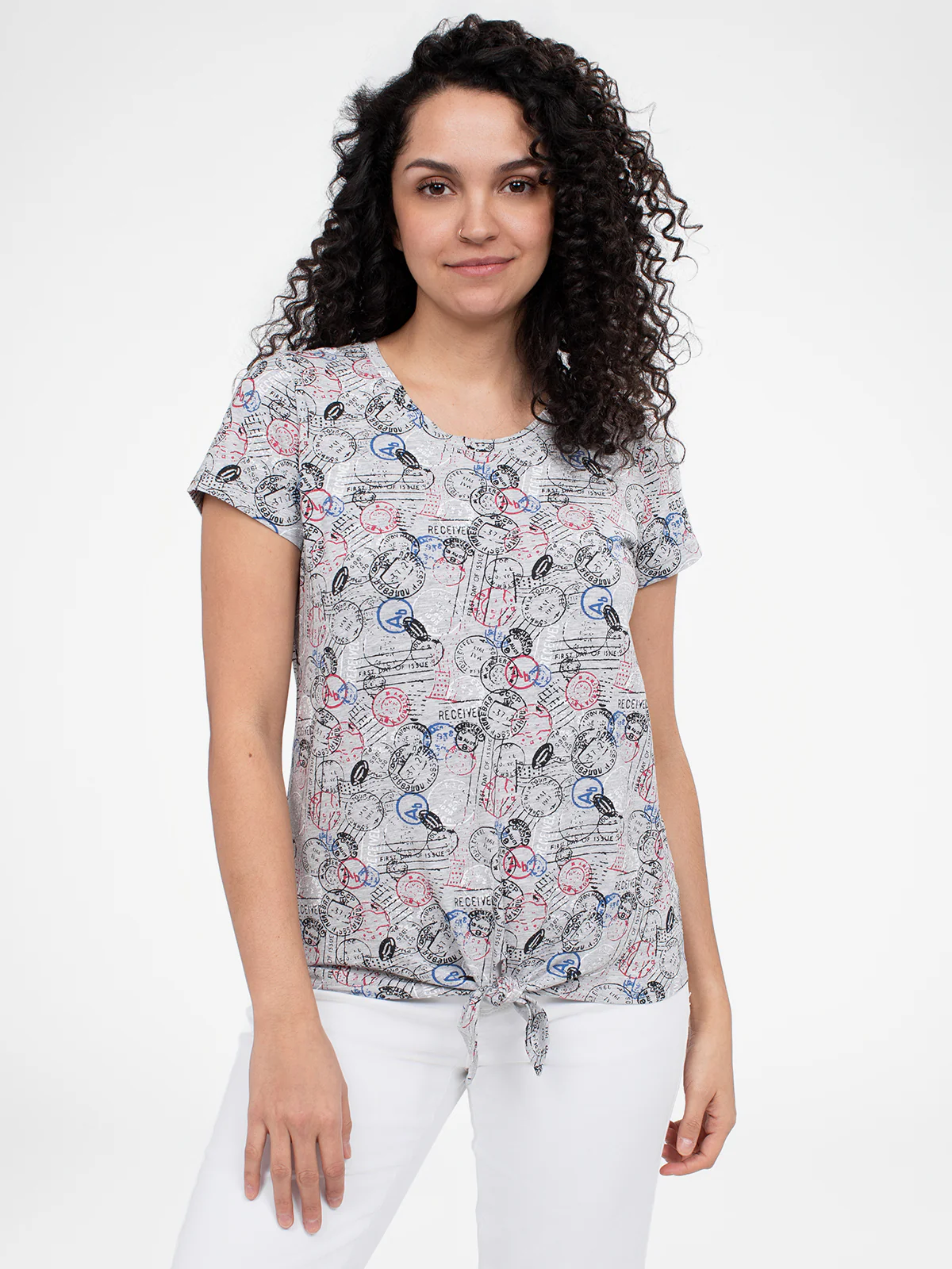 T-shirt semi-ajusté à manches courtes