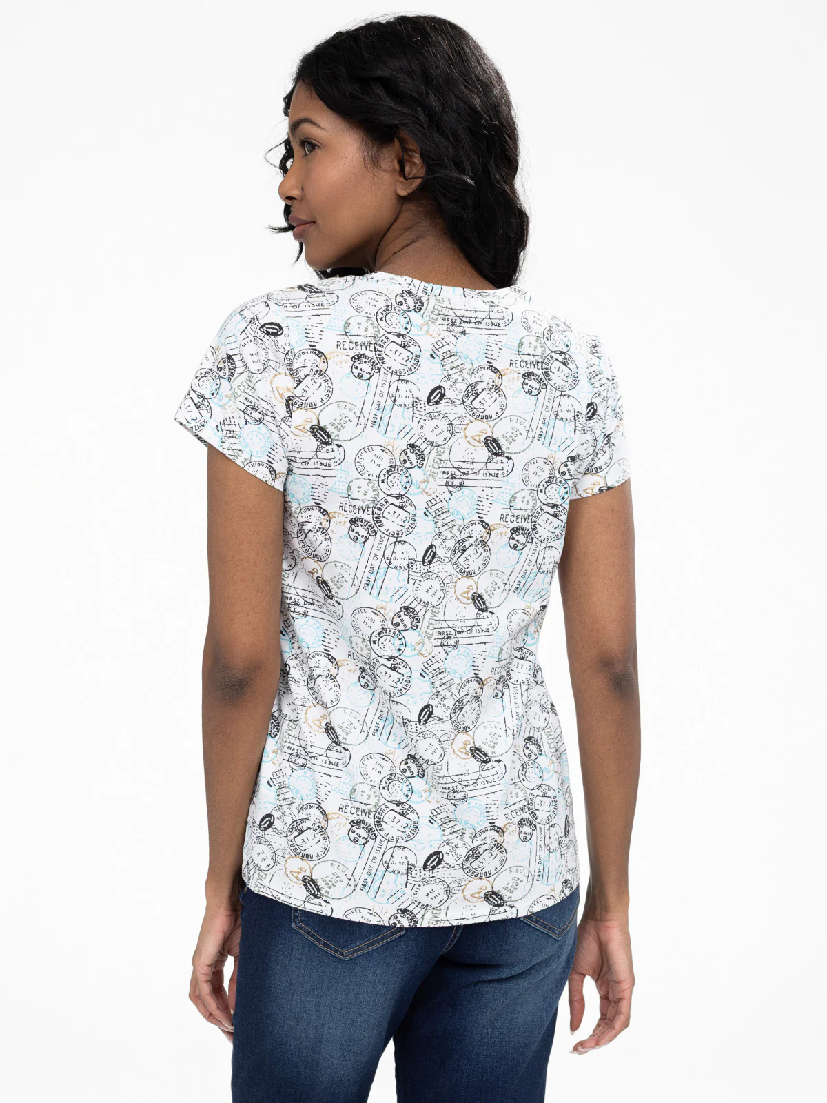 T-shirt semi-ajusté à manches courtes - Image 11