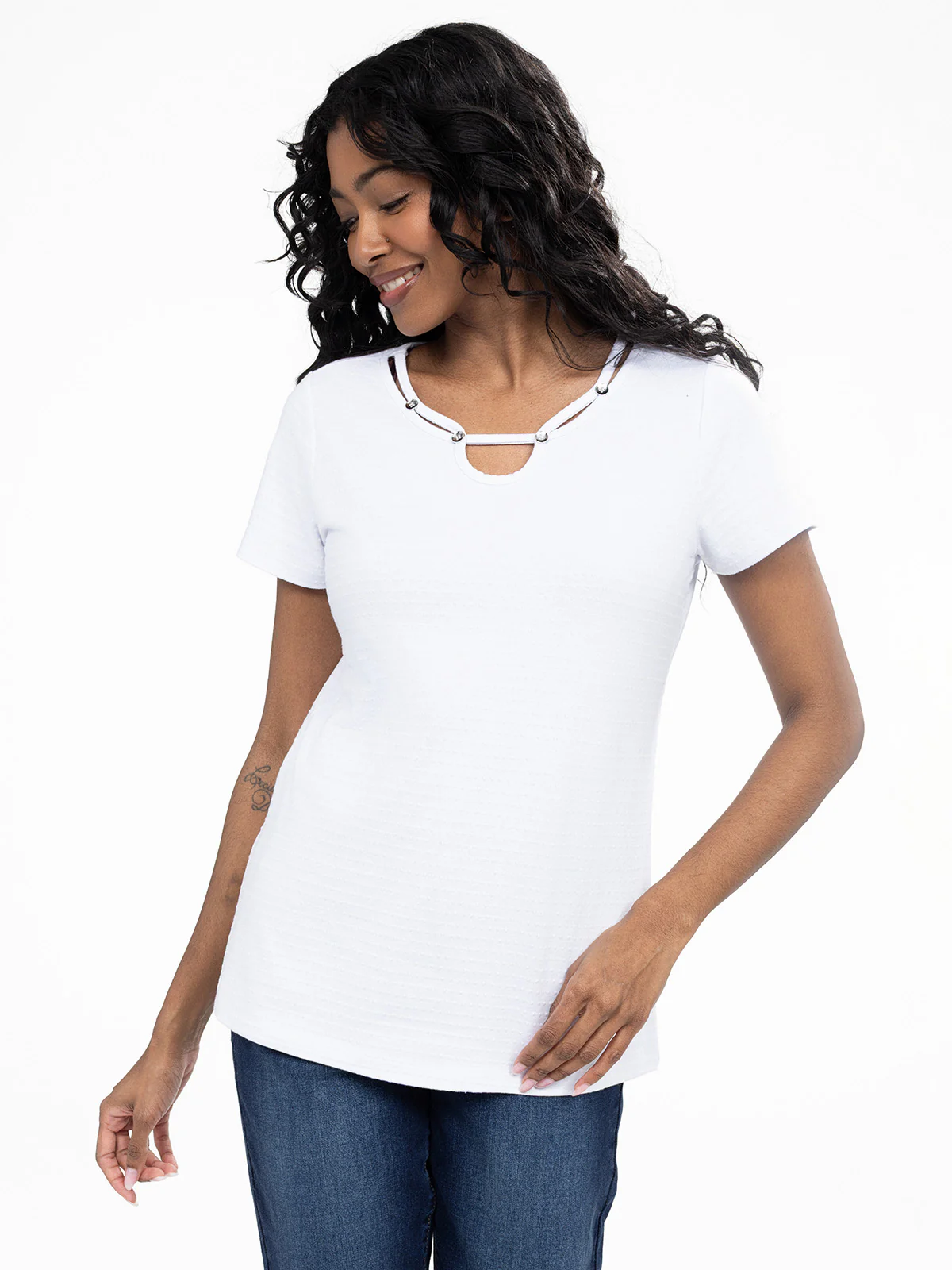 T-shirt semi-ajusté à manches courtes - Image 5
