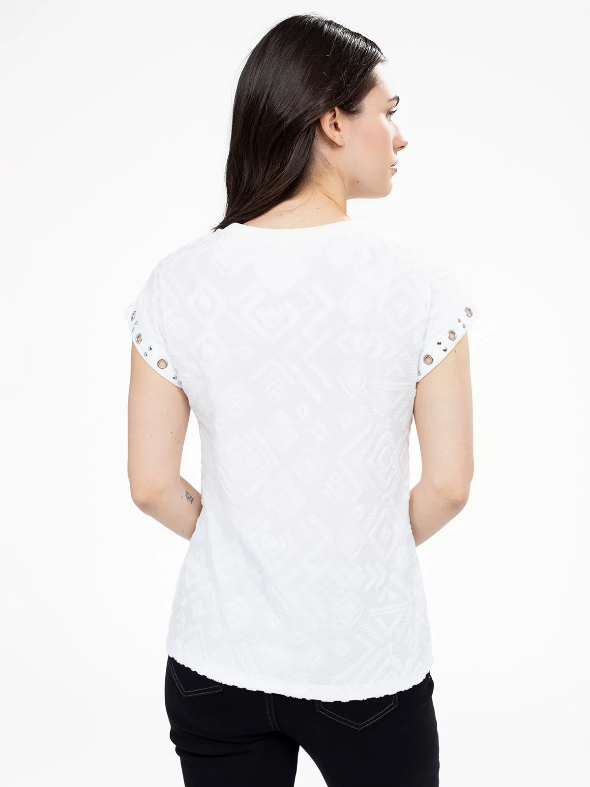 T-shirt semi-ajusté à manches courtes - Image 11