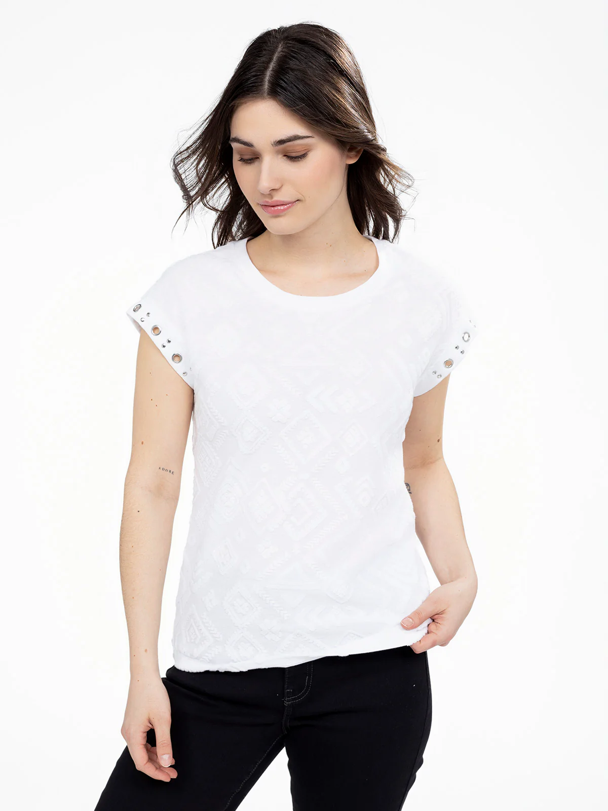 T-shirt semi-ajusté à manches courtes - Image 9
