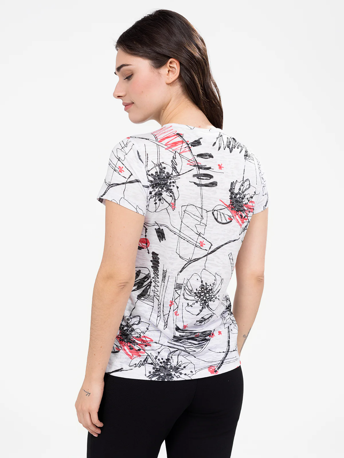 T-shirt semi-ajusté à manches courtes - Image 3