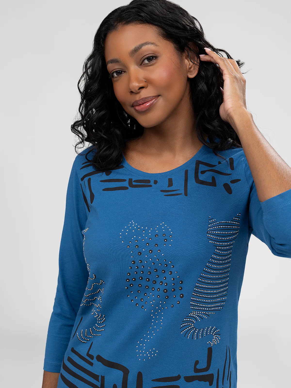 T-shirt semi-ajusté à manches courtes - Image 13