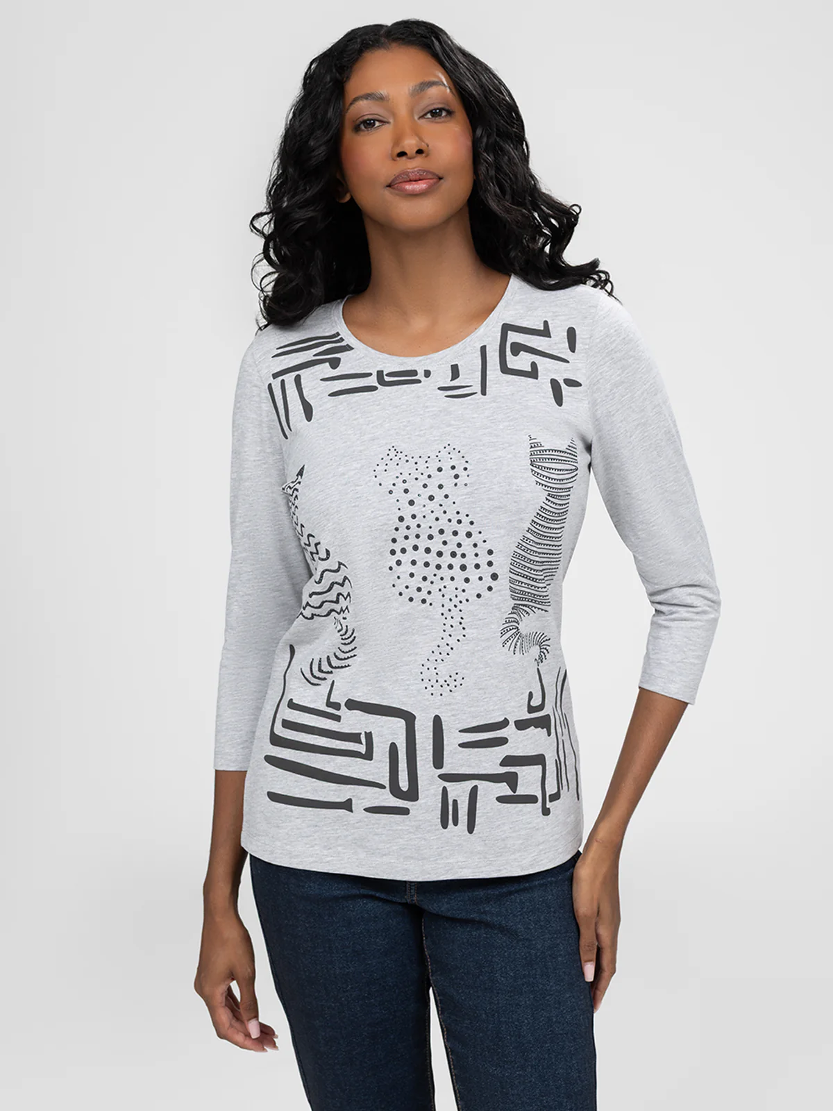 T-shirt semi-ajusté à manches courtes - Image 16