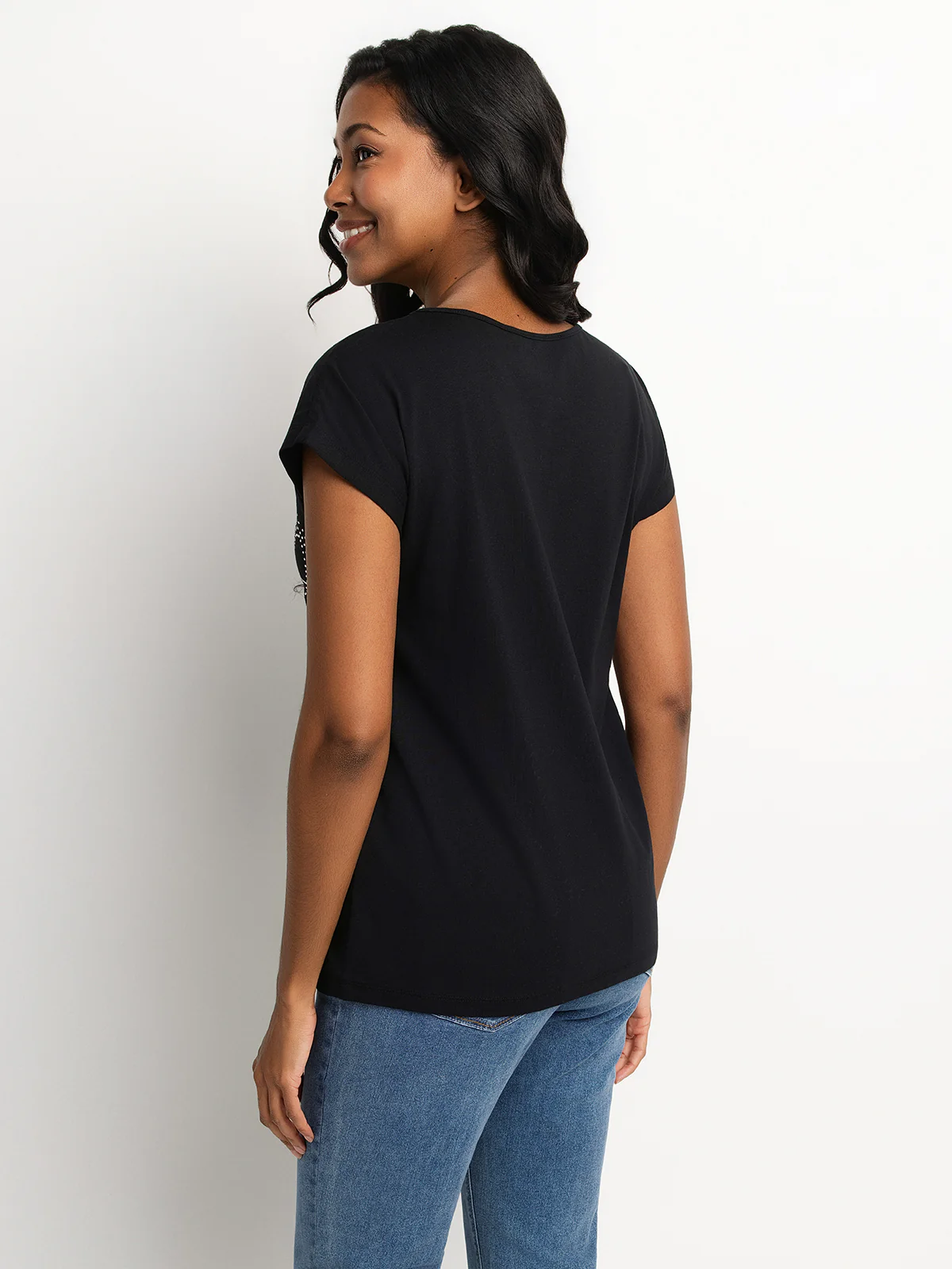 T-shirt semi-ajusté à manches courtes - Image 5