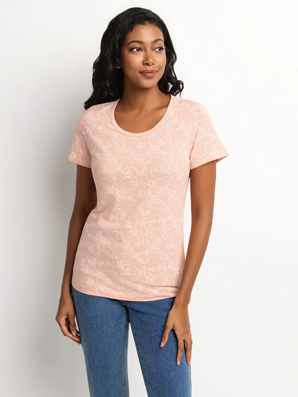 T-shirt semi-ajusté à manches courtes - Image 4