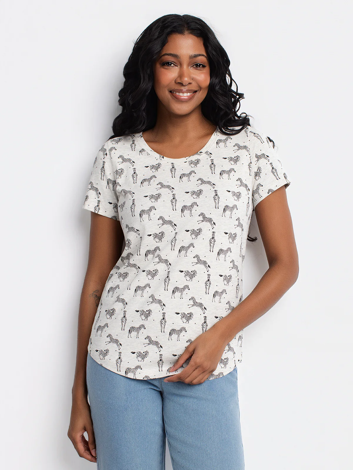 T-shirt semi-ajusté à manches courtes - Image 10