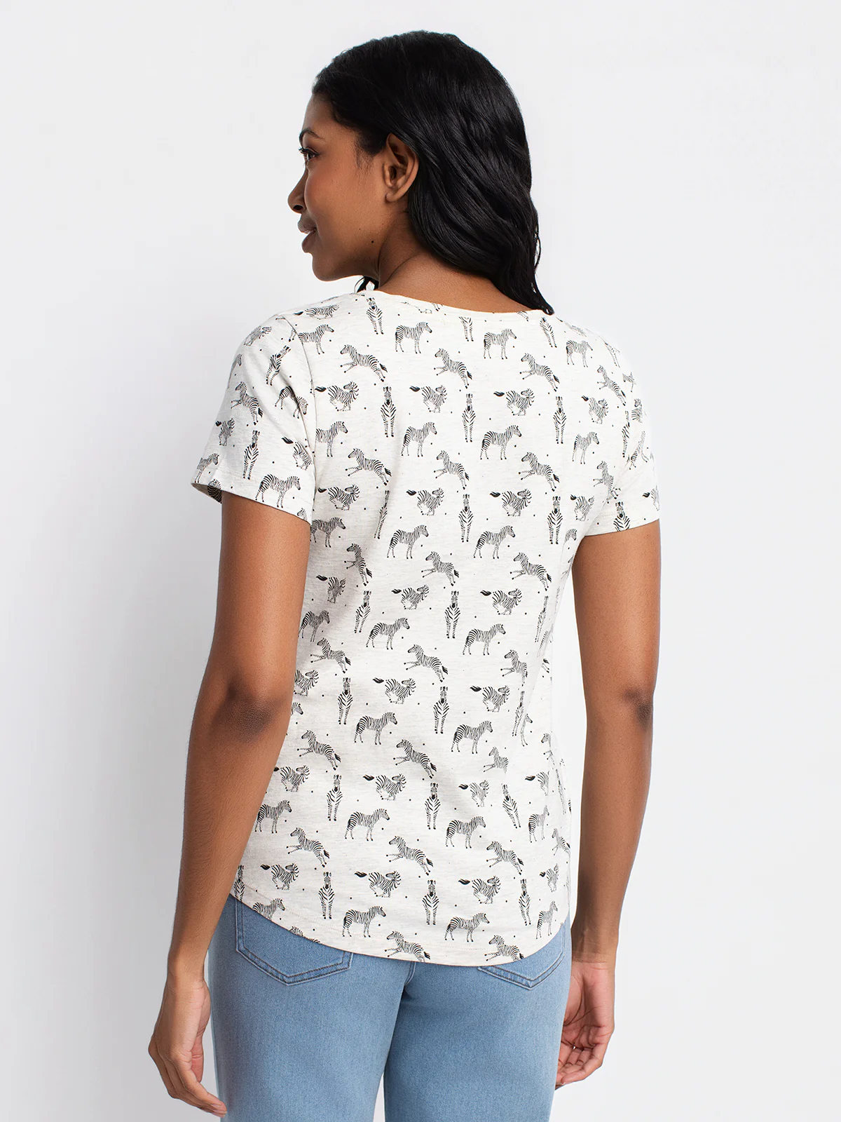 T-shirt semi-ajusté à manches courtes - Image 11