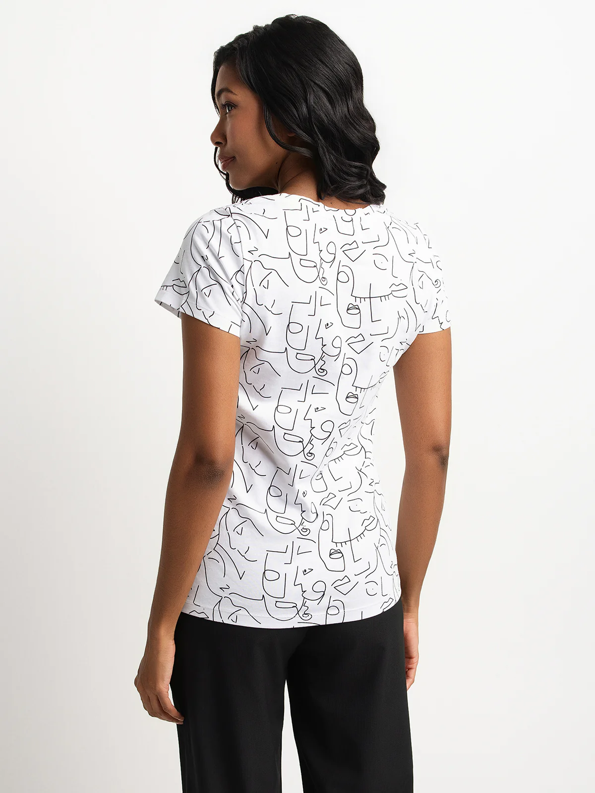 T-shirt semi-ajusté à manches courtes - Image 3