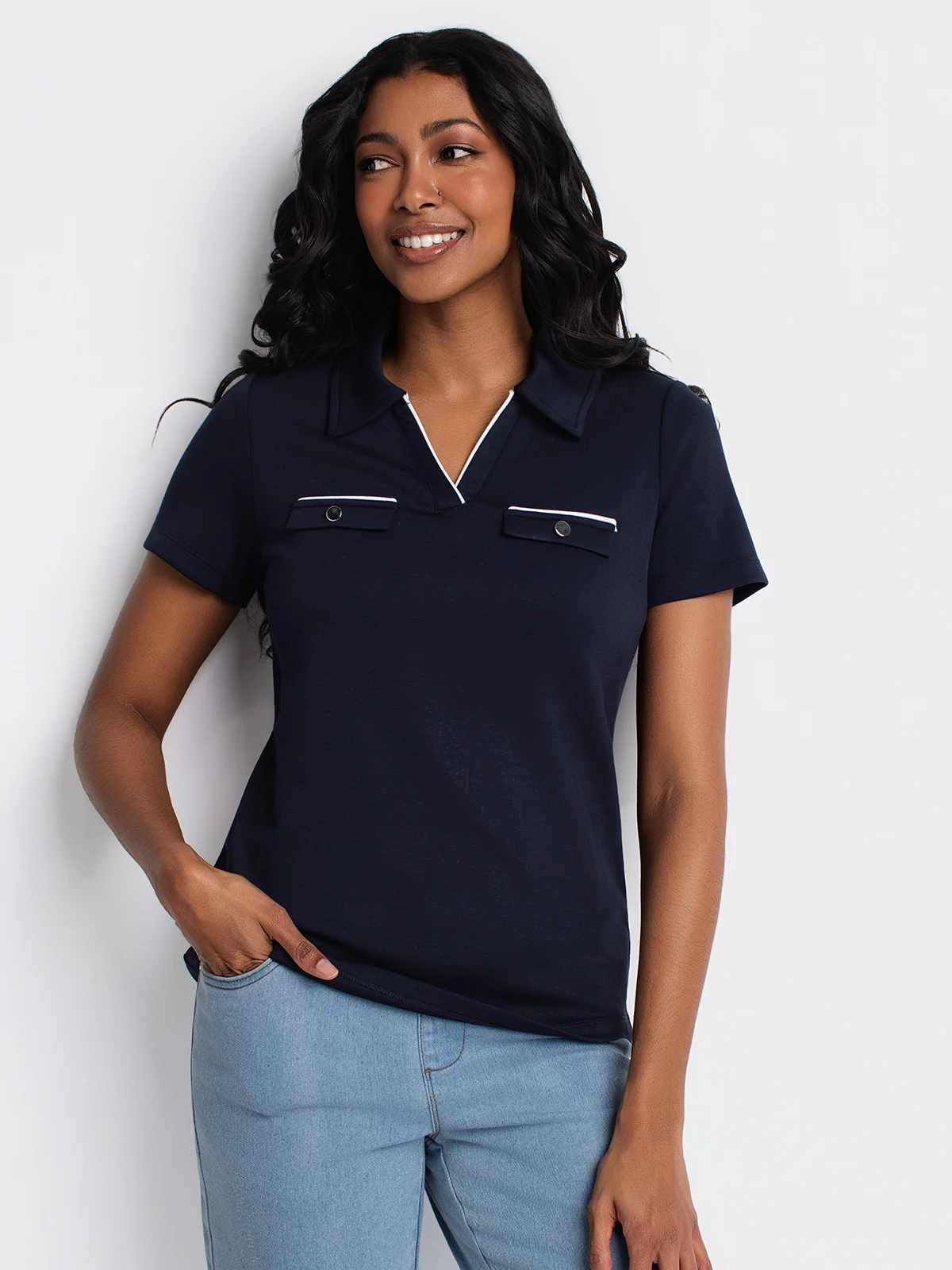 T-shirt semi-ajusté à manches courtes - Image 11