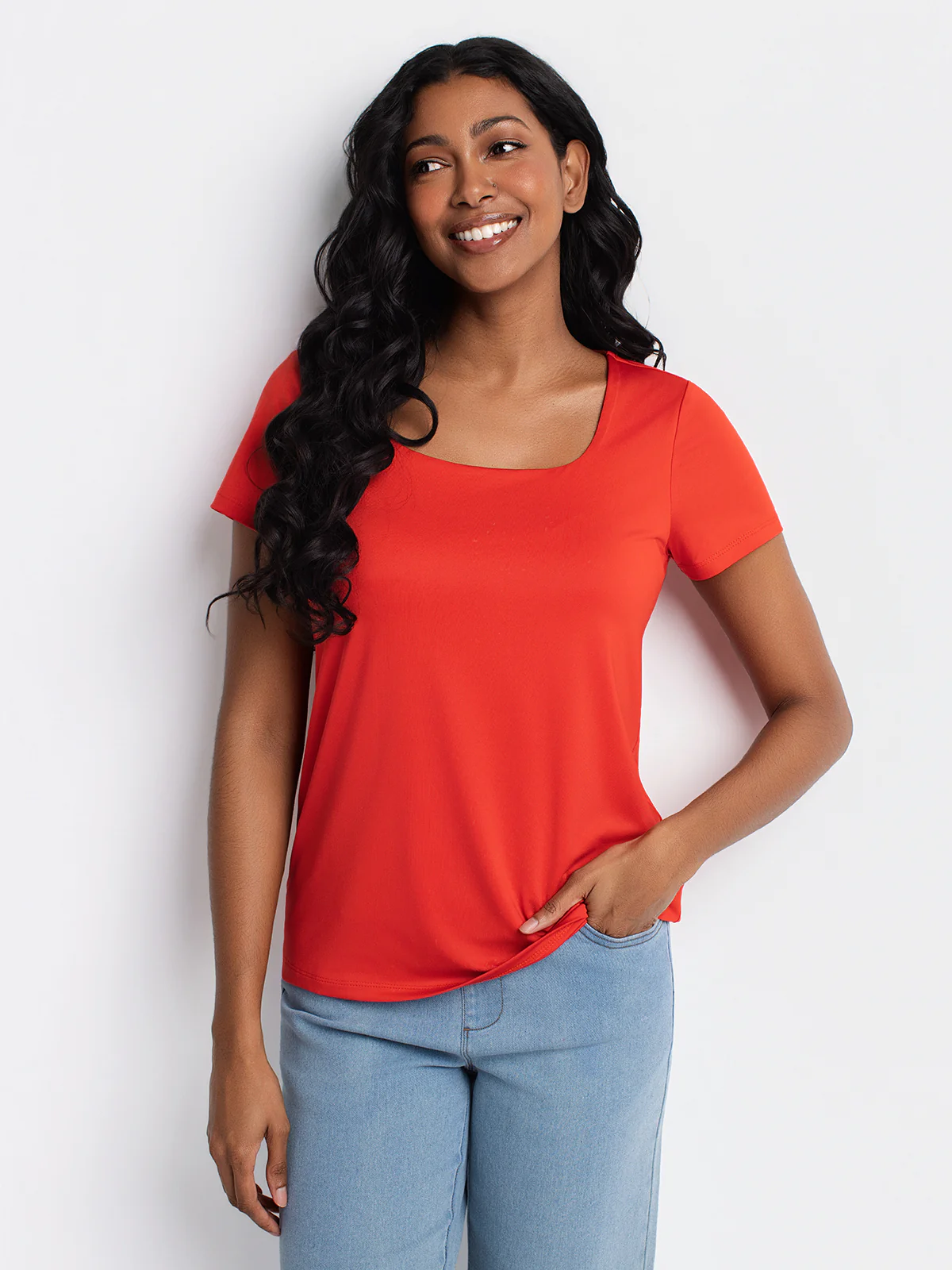 T-shirt semi-ajusté à manches courtes - Image 8