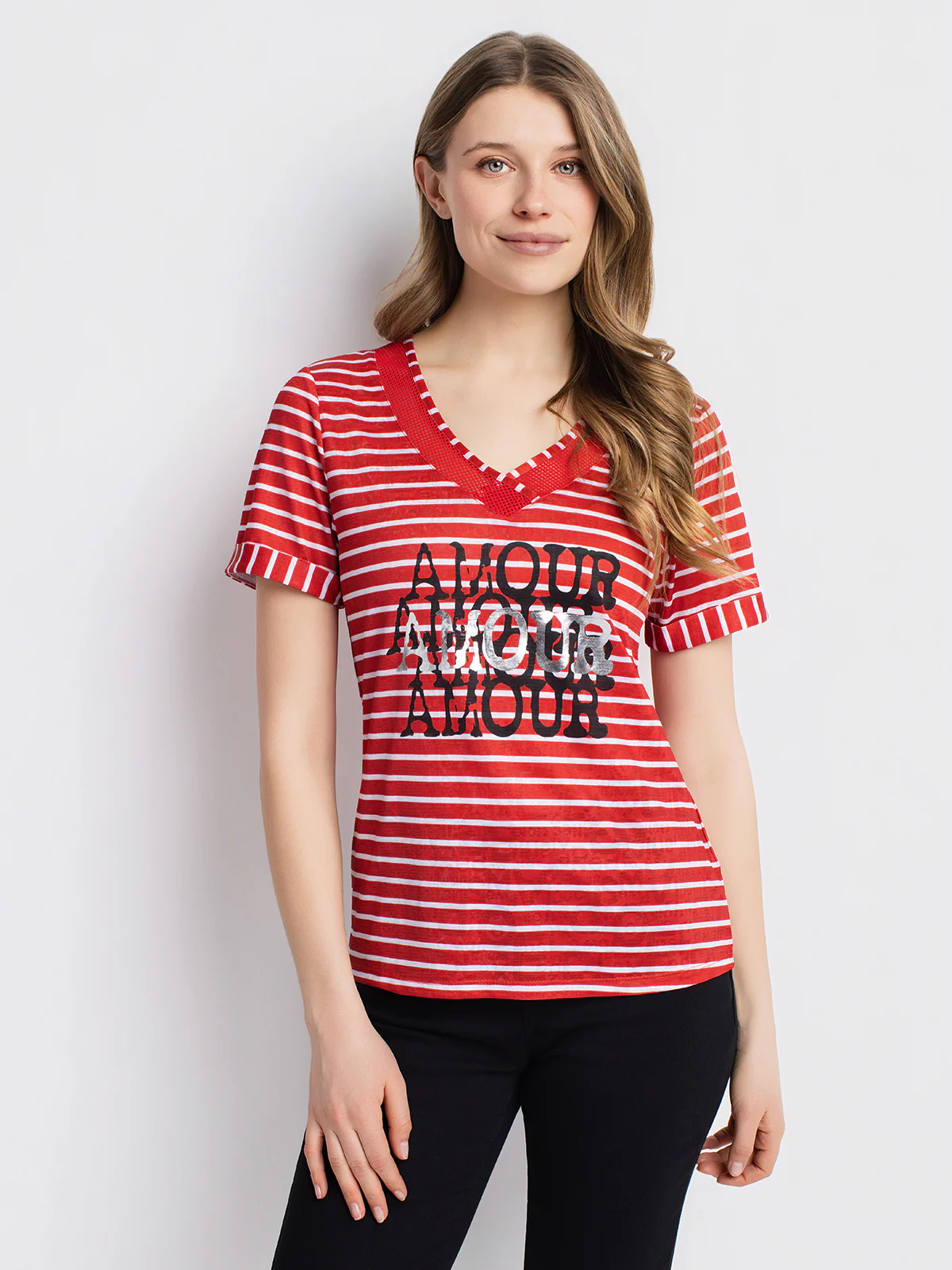 T-shirt semi-ajusté à manches courtes - Image 4