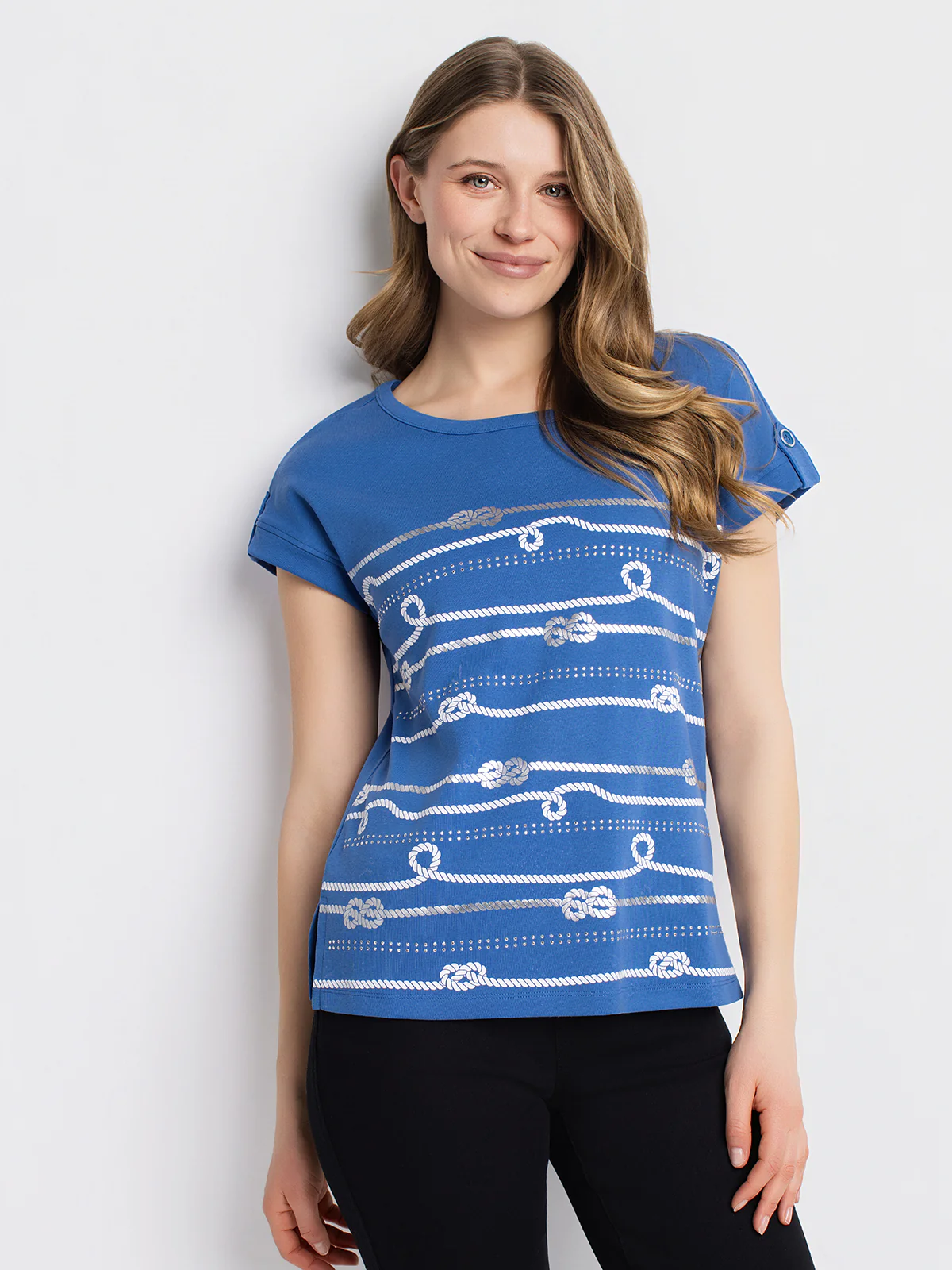 T-shirt semi-ajusté à manches courtes